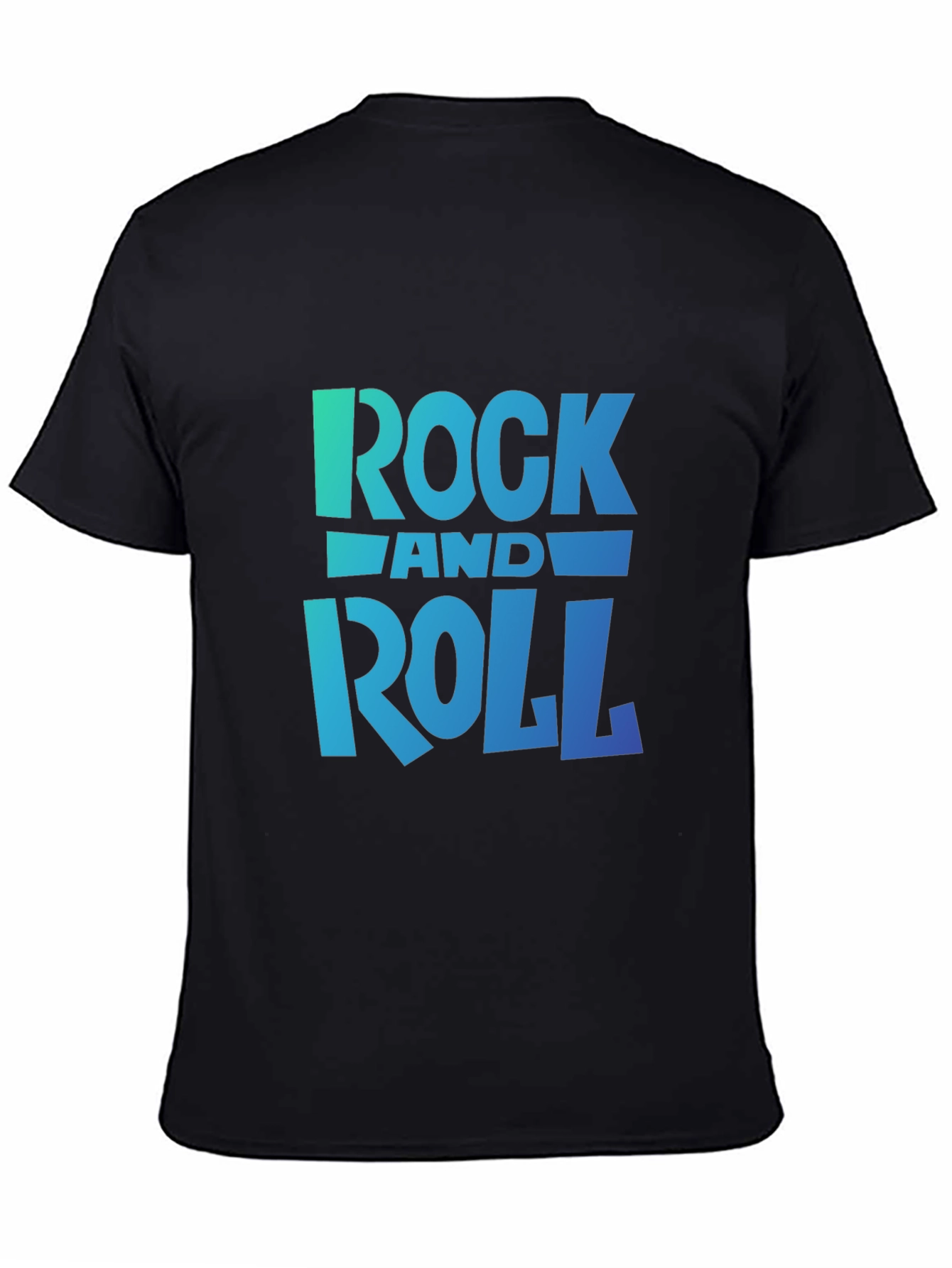 Rock and Roll Graphic Black T-Shirt