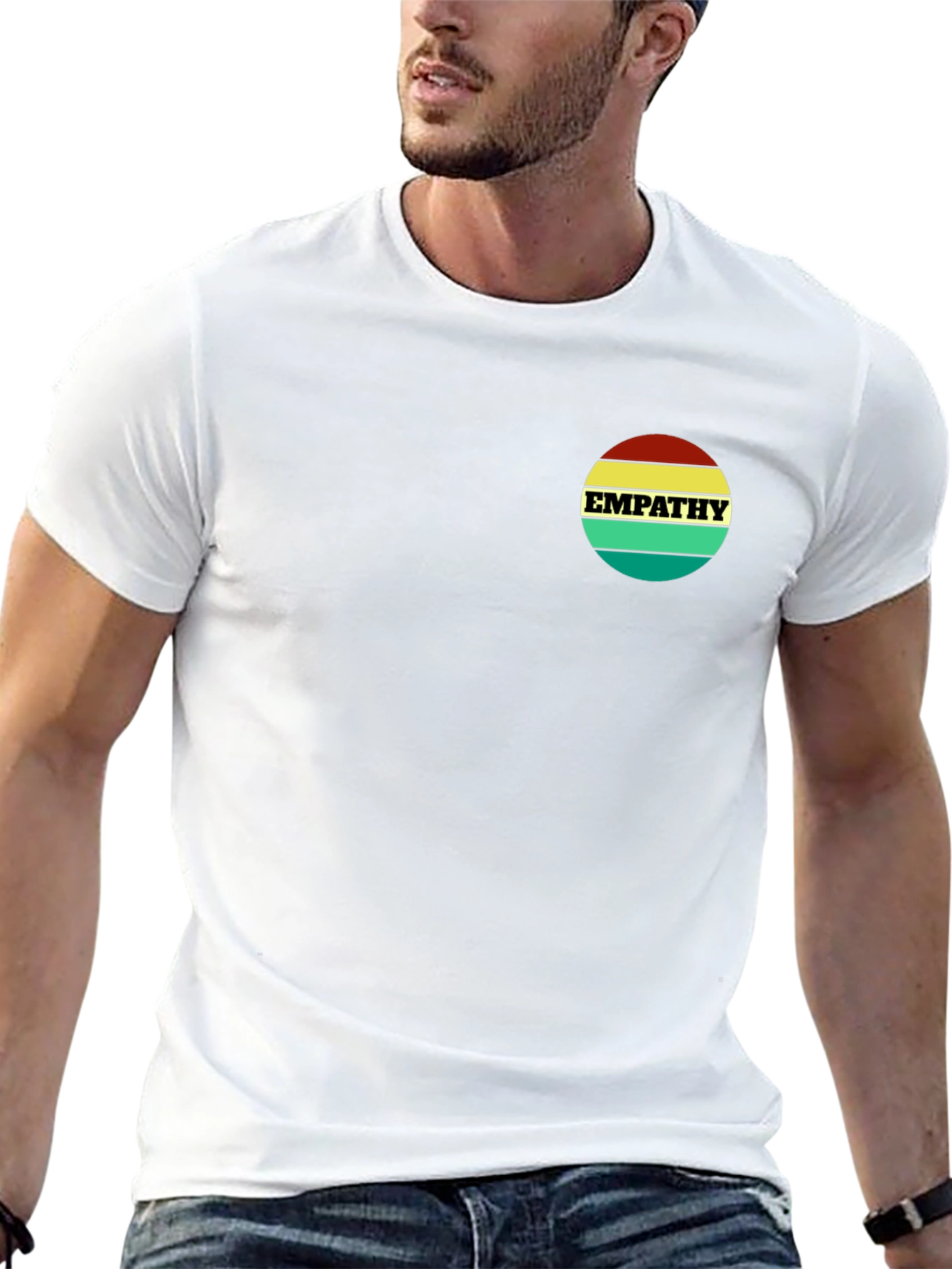 Empathy Retro Striped Tee