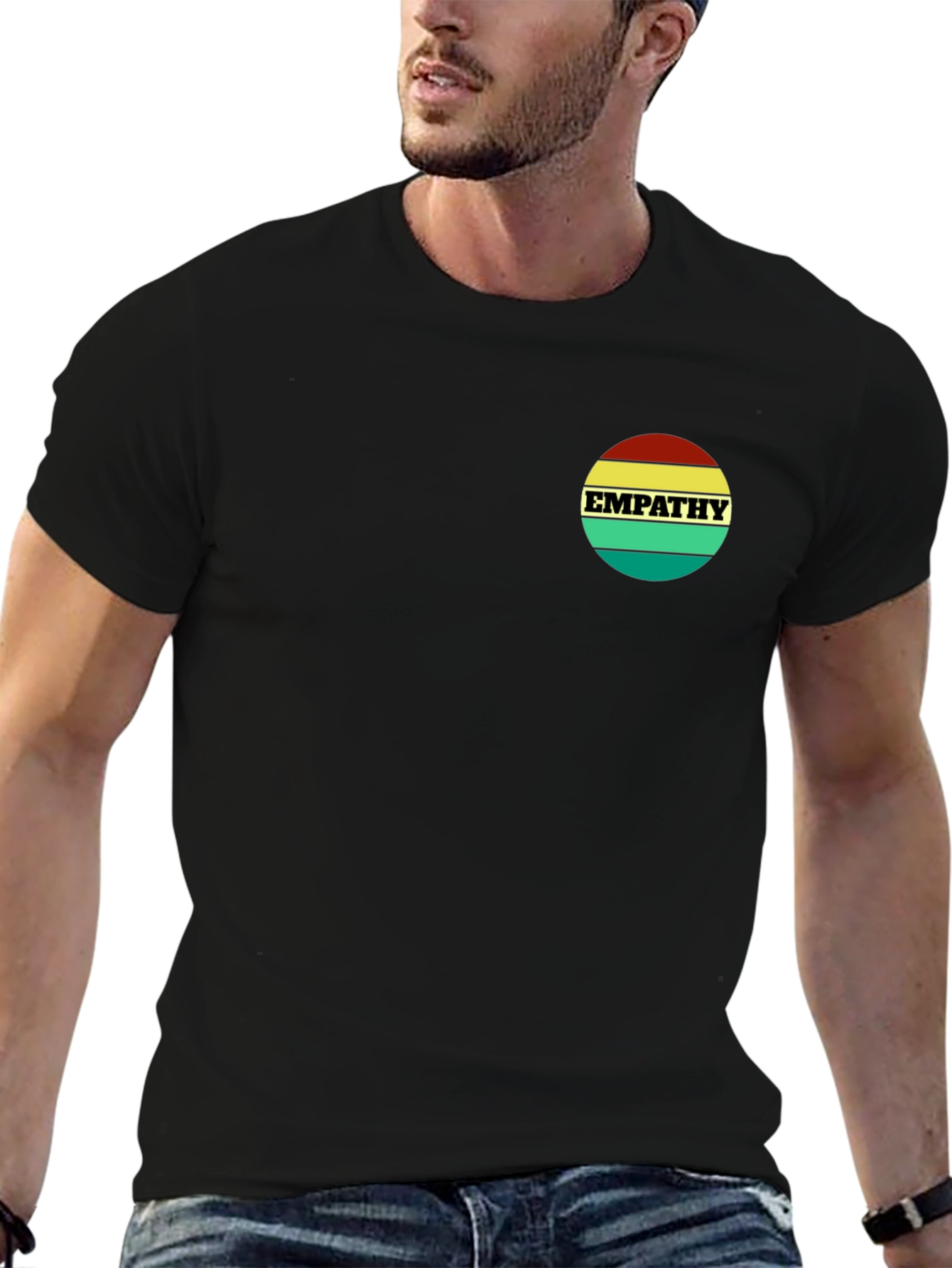Empathy Retro Striped Tee