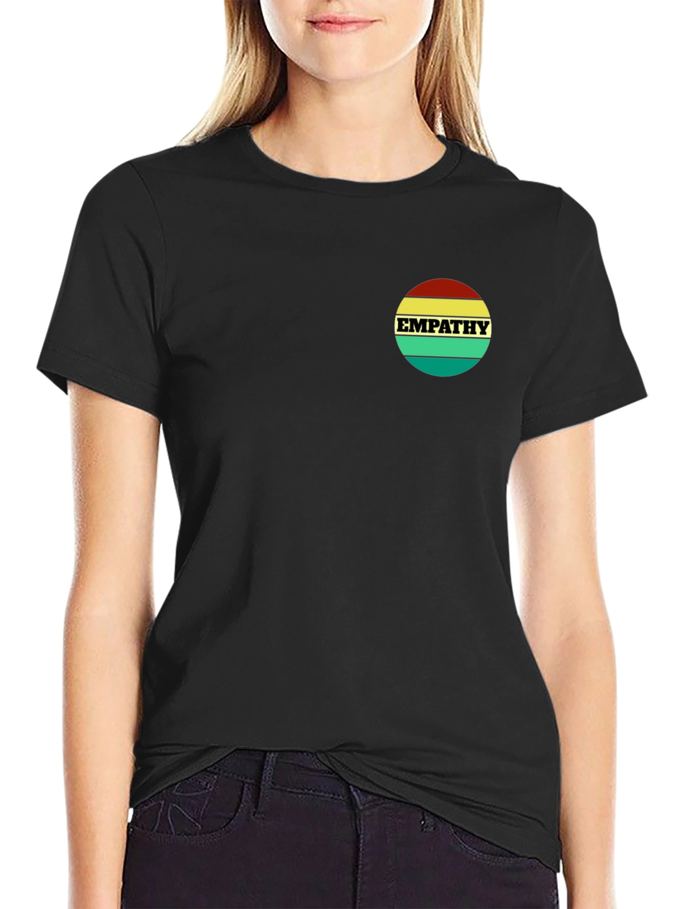 Empathy Retro Striped Tee