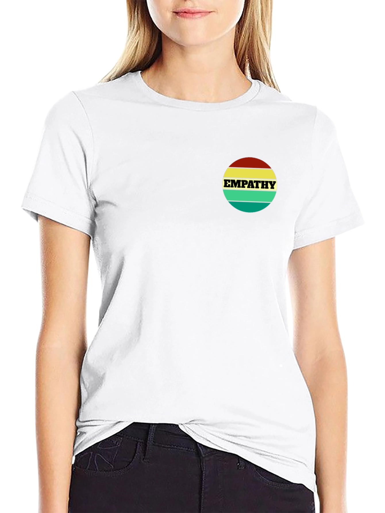 Empathy Retro Striped Tee
