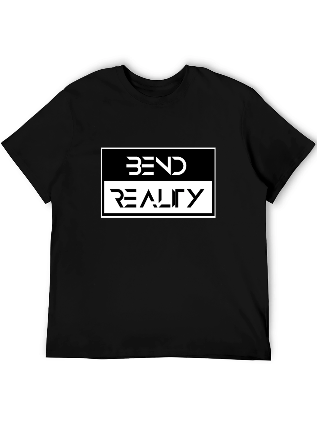 Bend Reality Graphic Tee - Black Cotton