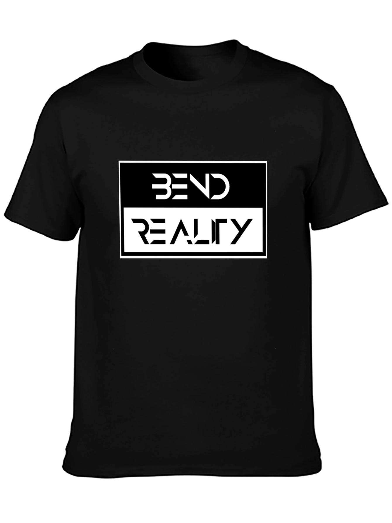 Bend Reality Graphic Tee - Black Cotton