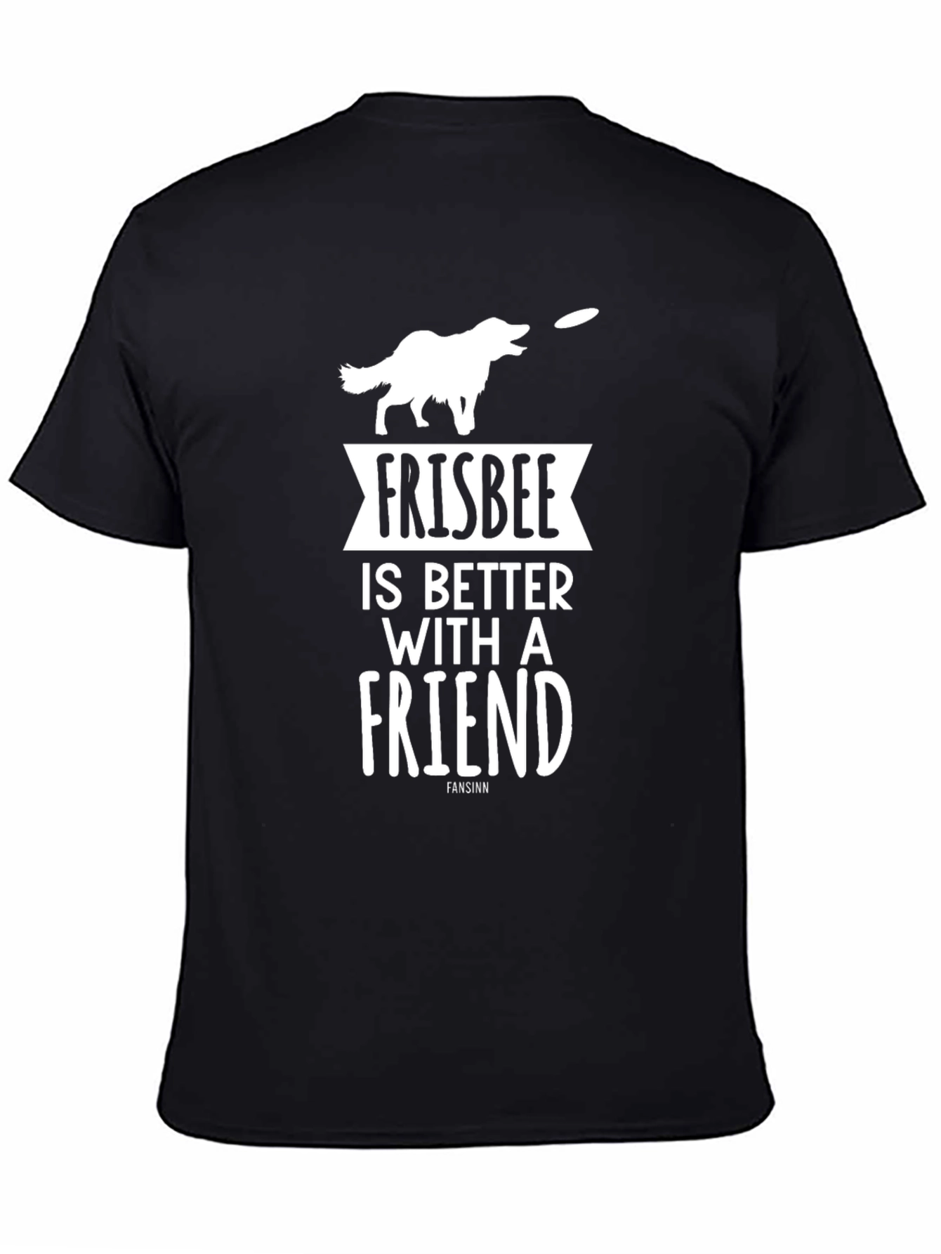 Frisbee Dog Graphic Tee - Friendships Forever