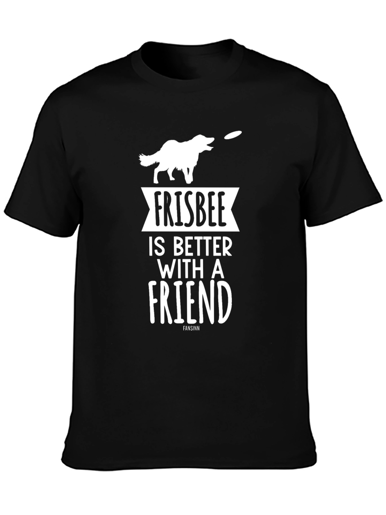 Frisbee Dog Graphic Tee - Friendships Forever