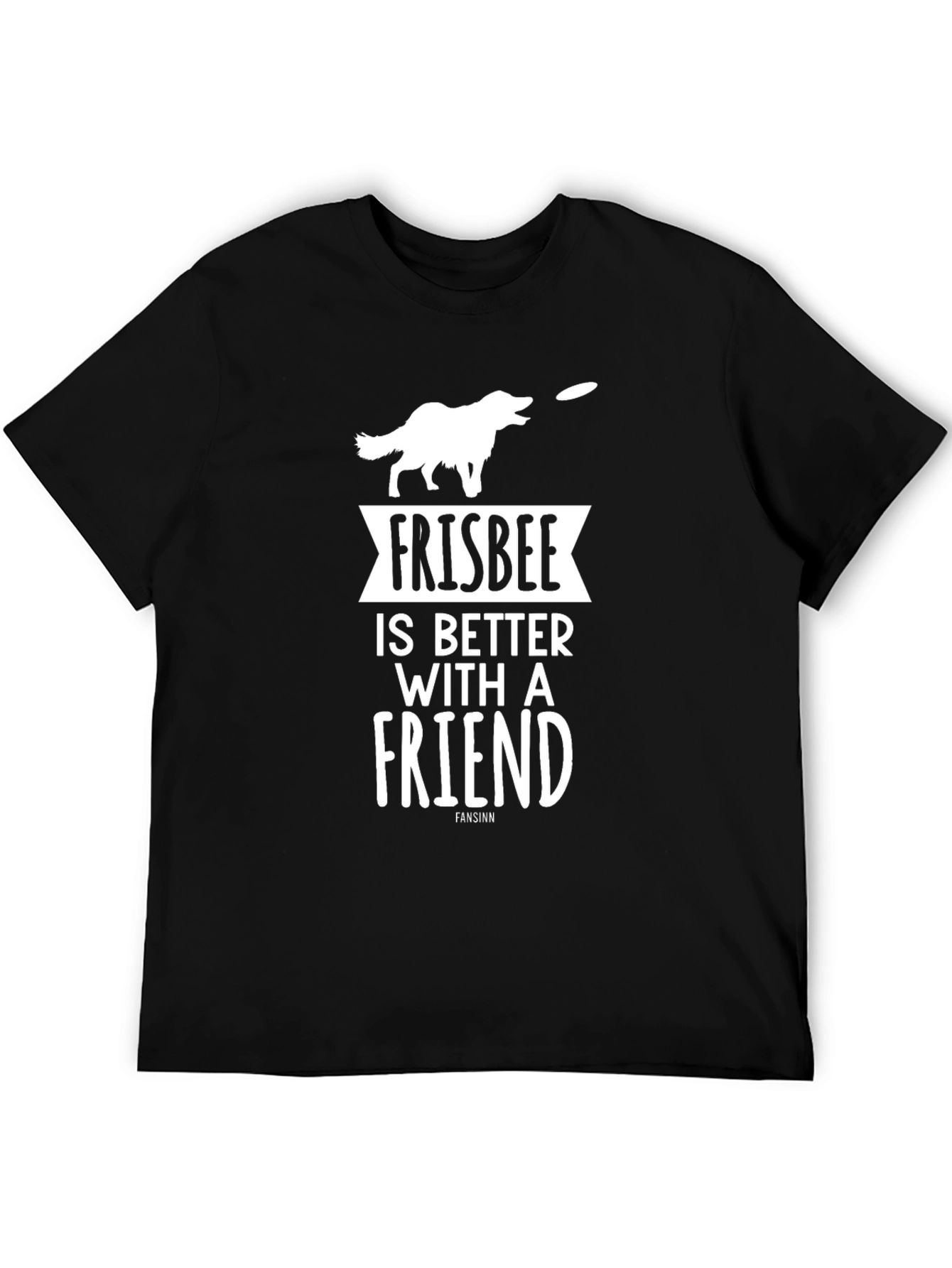 Frisbee Dog Graphic Tee - Friendships Forever