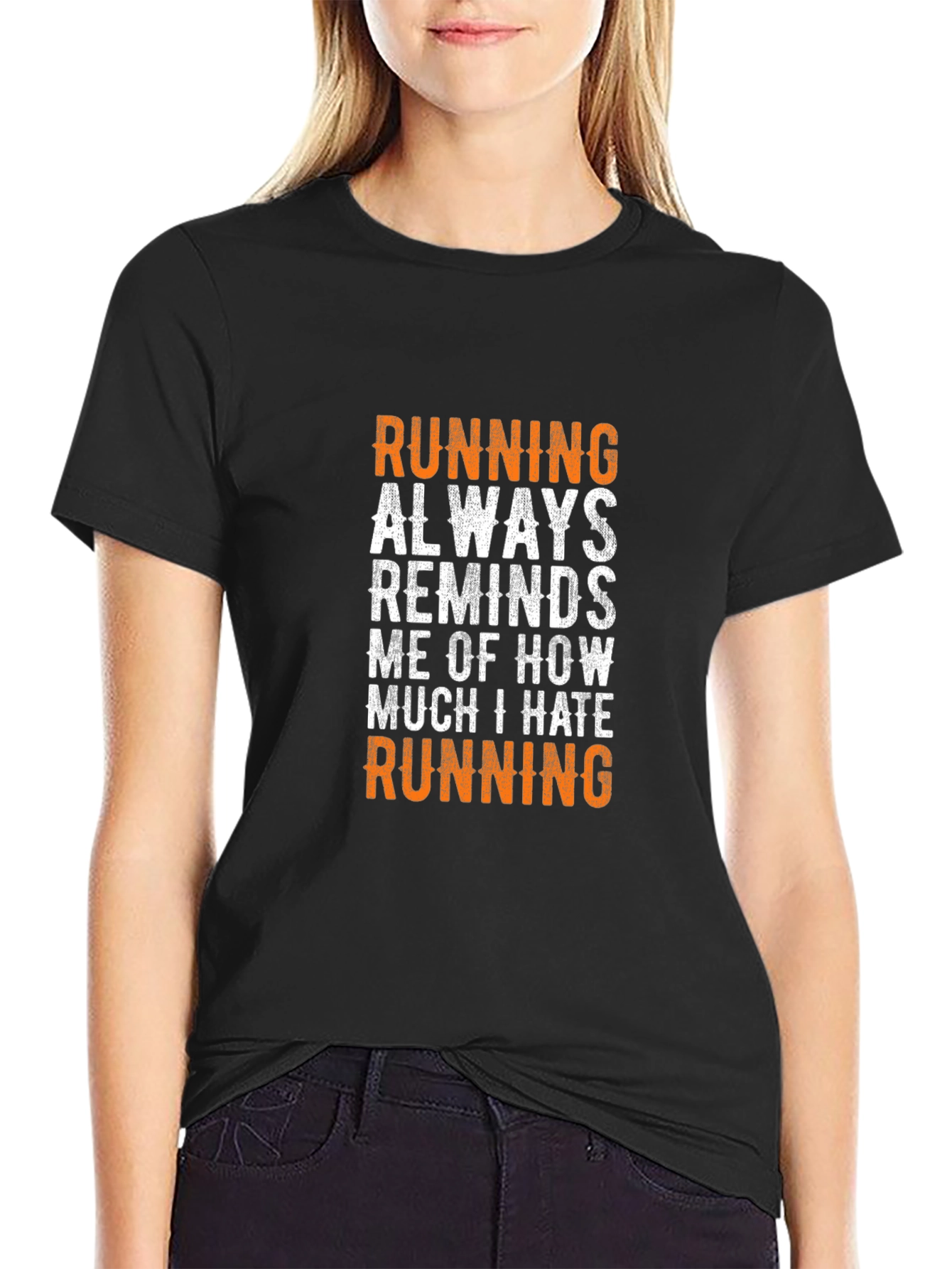 Running Hate Funny T-Shirt | Workout Apparel
