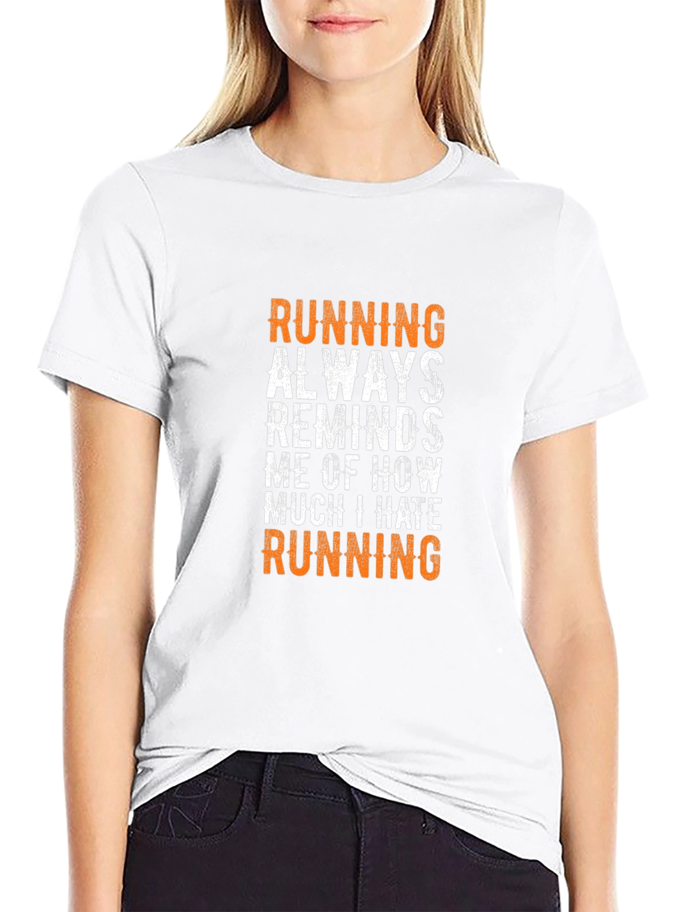 Running Hate Funny T-Shirt | Workout Apparel