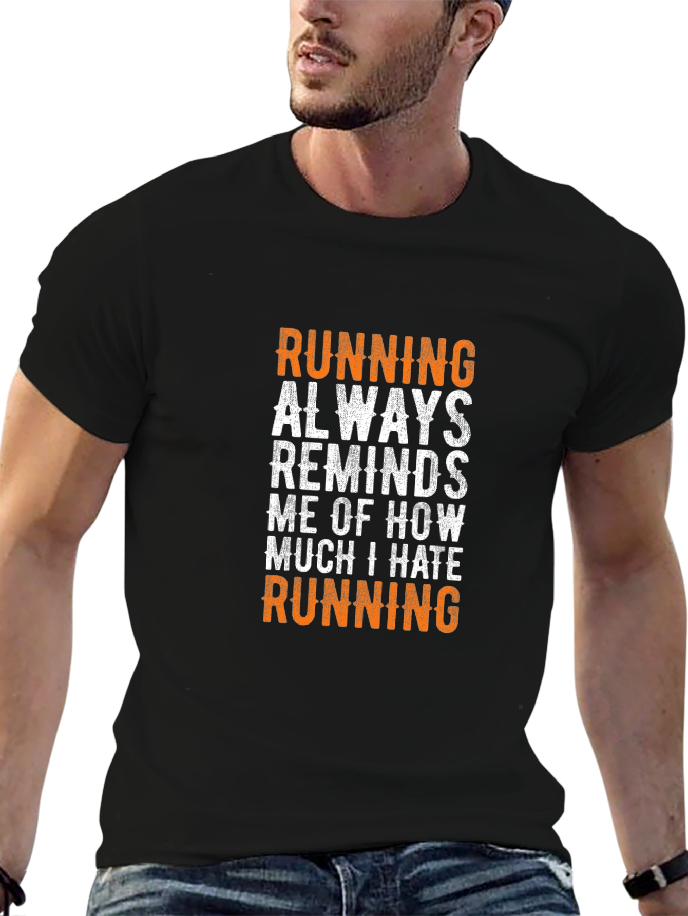 Running Hate Funny T-Shirt | Workout Apparel