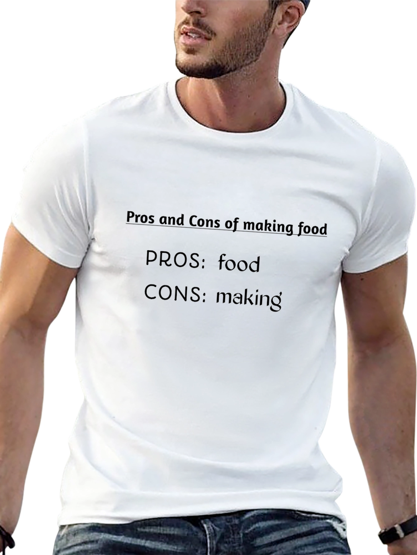 Humorous Foodie T-Shirt: Pros and Cons of Cooking