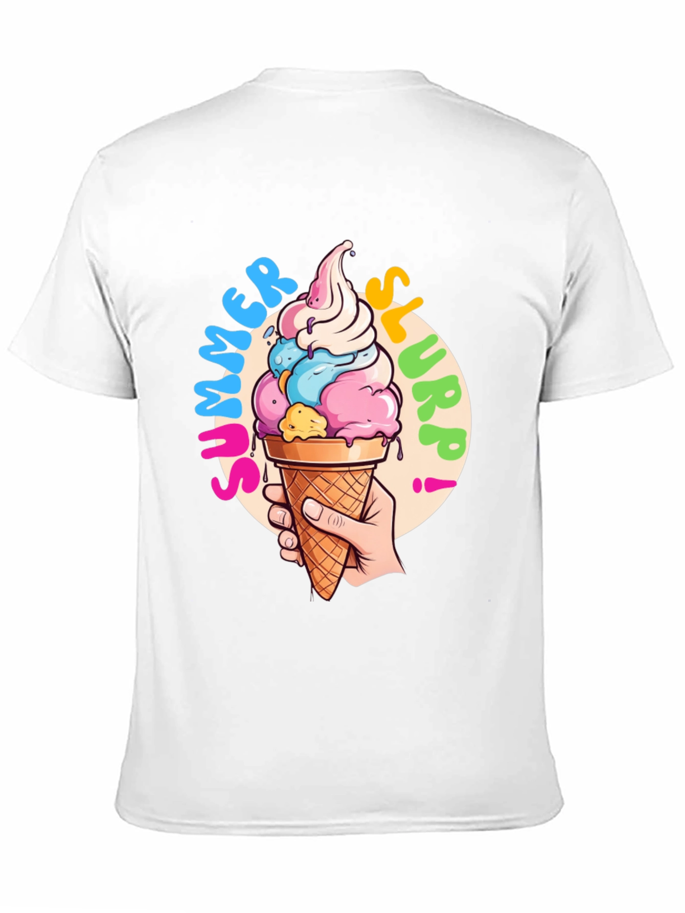 Summer Slurpp T-Shirt - Fun Ice Cream Graphic Tee