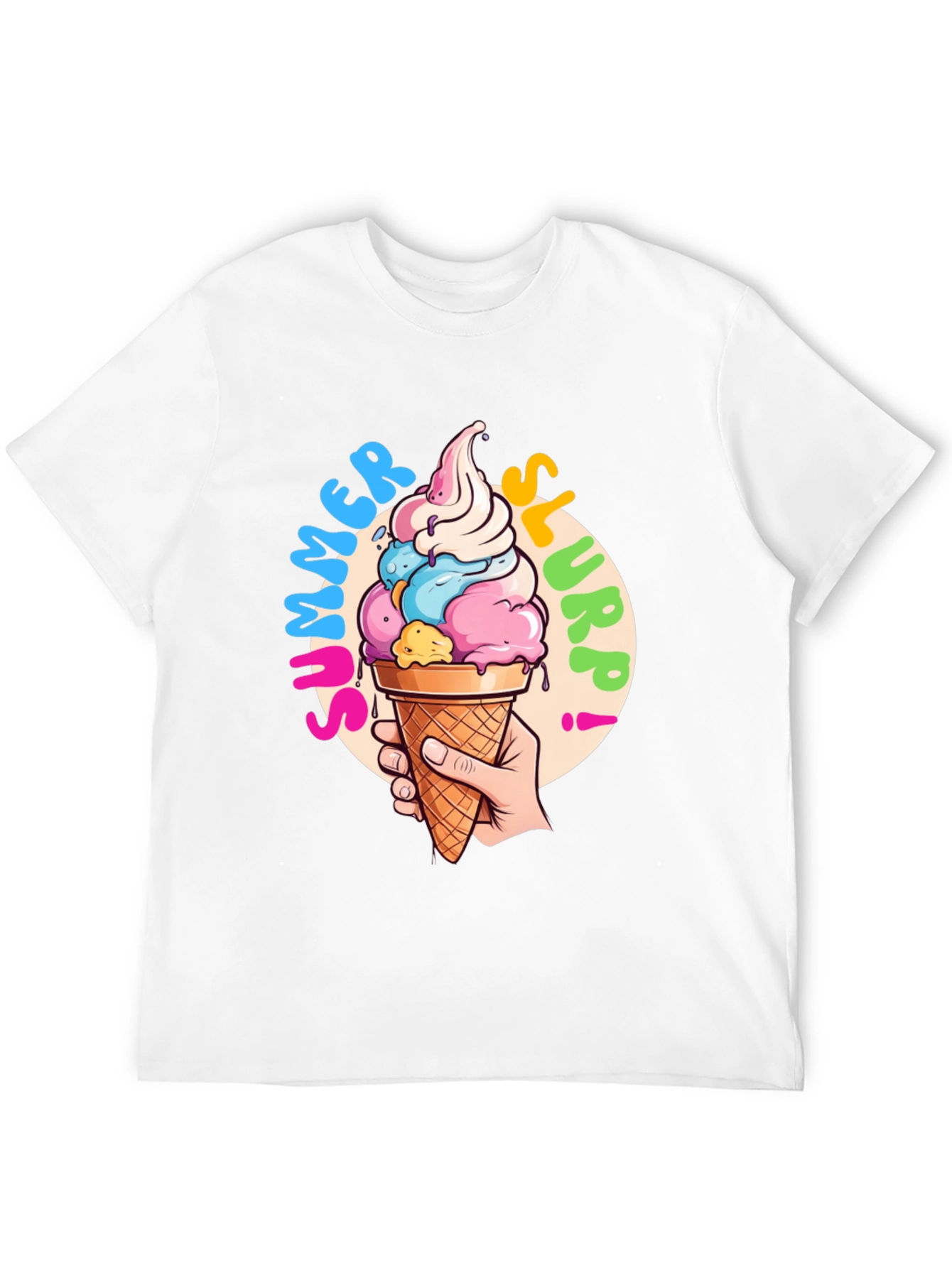 Summer Slurpp T-Shirt - Fun Ice Cream Graphic Tee