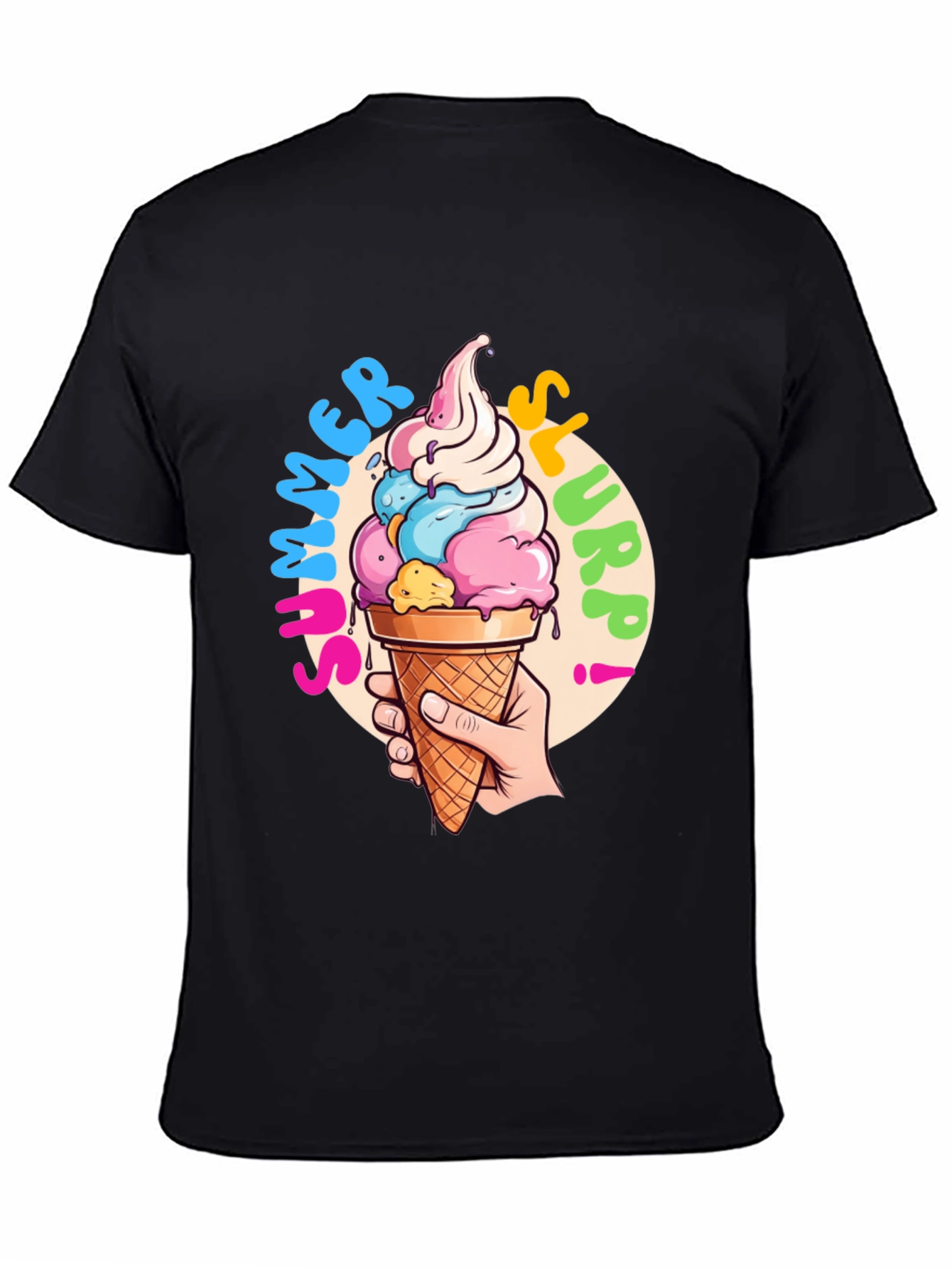 Summer Slurpp T-Shirt - Fun Ice Cream Graphic Tee