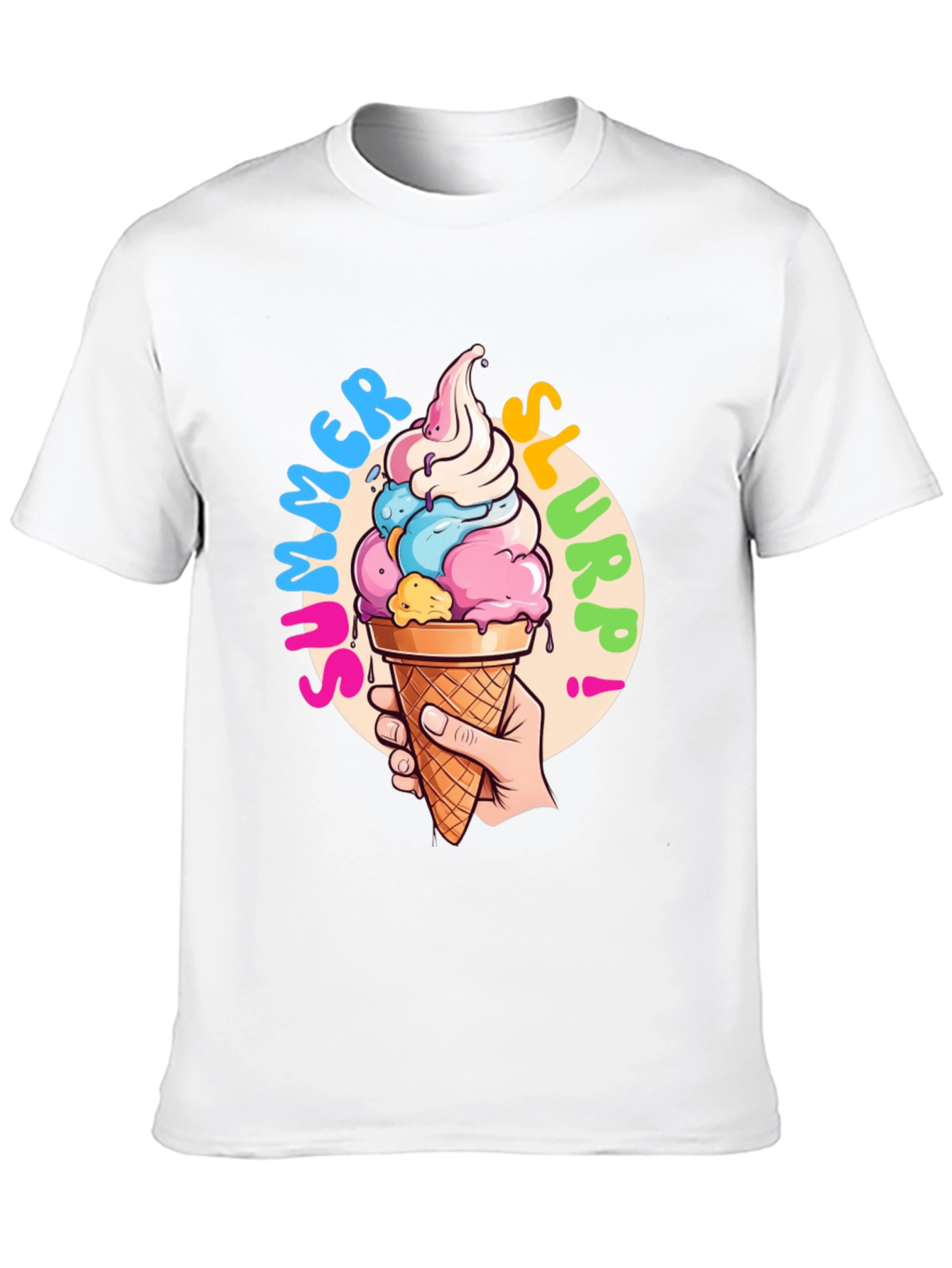 Summer Slurpp T-Shirt - Fun Ice Cream Graphic Tee
