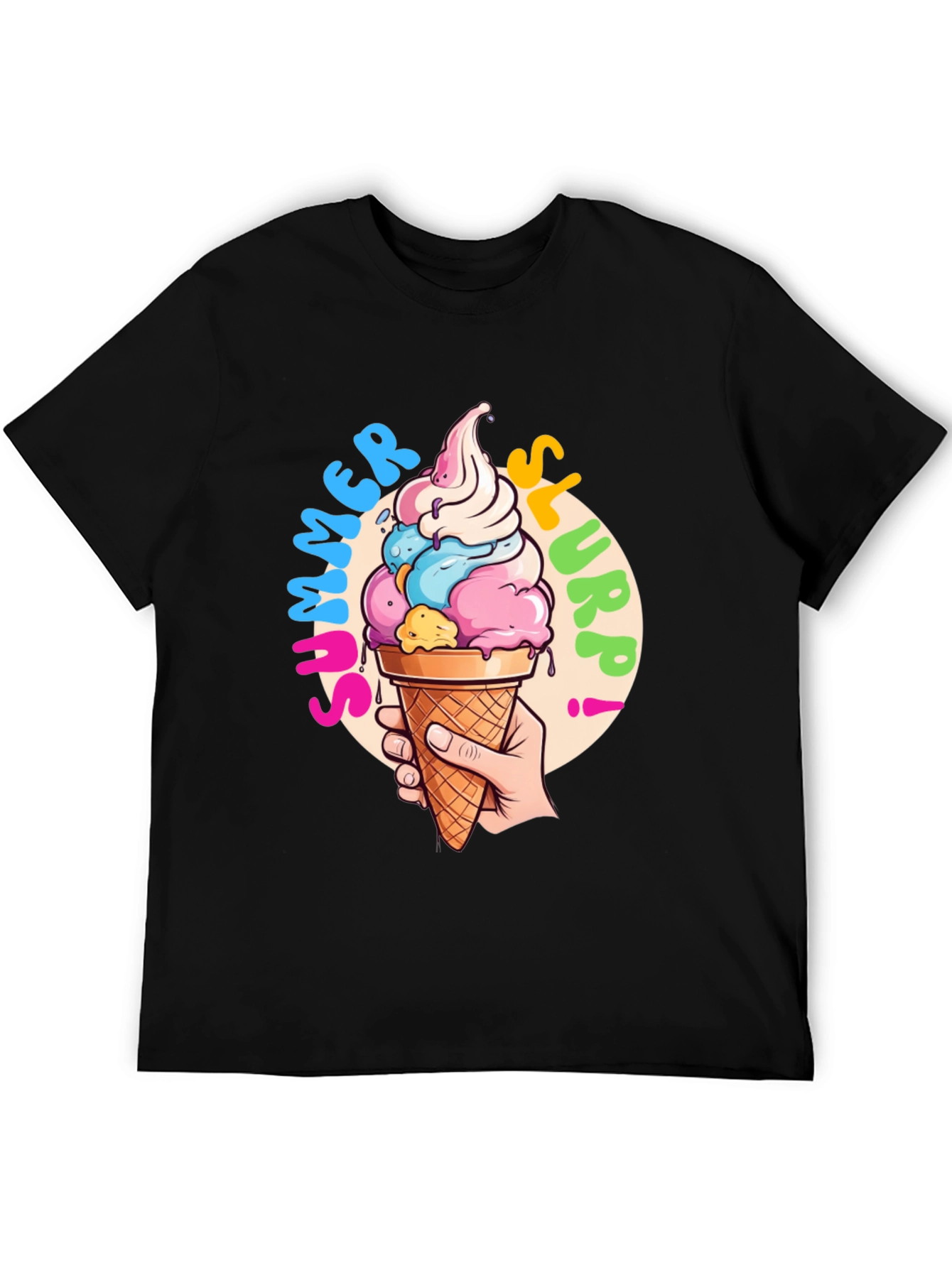 Summer Slurpp T-Shirt - Fun Ice Cream Graphic Tee