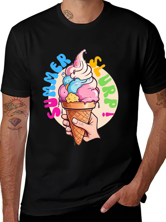 Summer Slurpp T-Shirt - Fun Ice Cream Graphic Tee