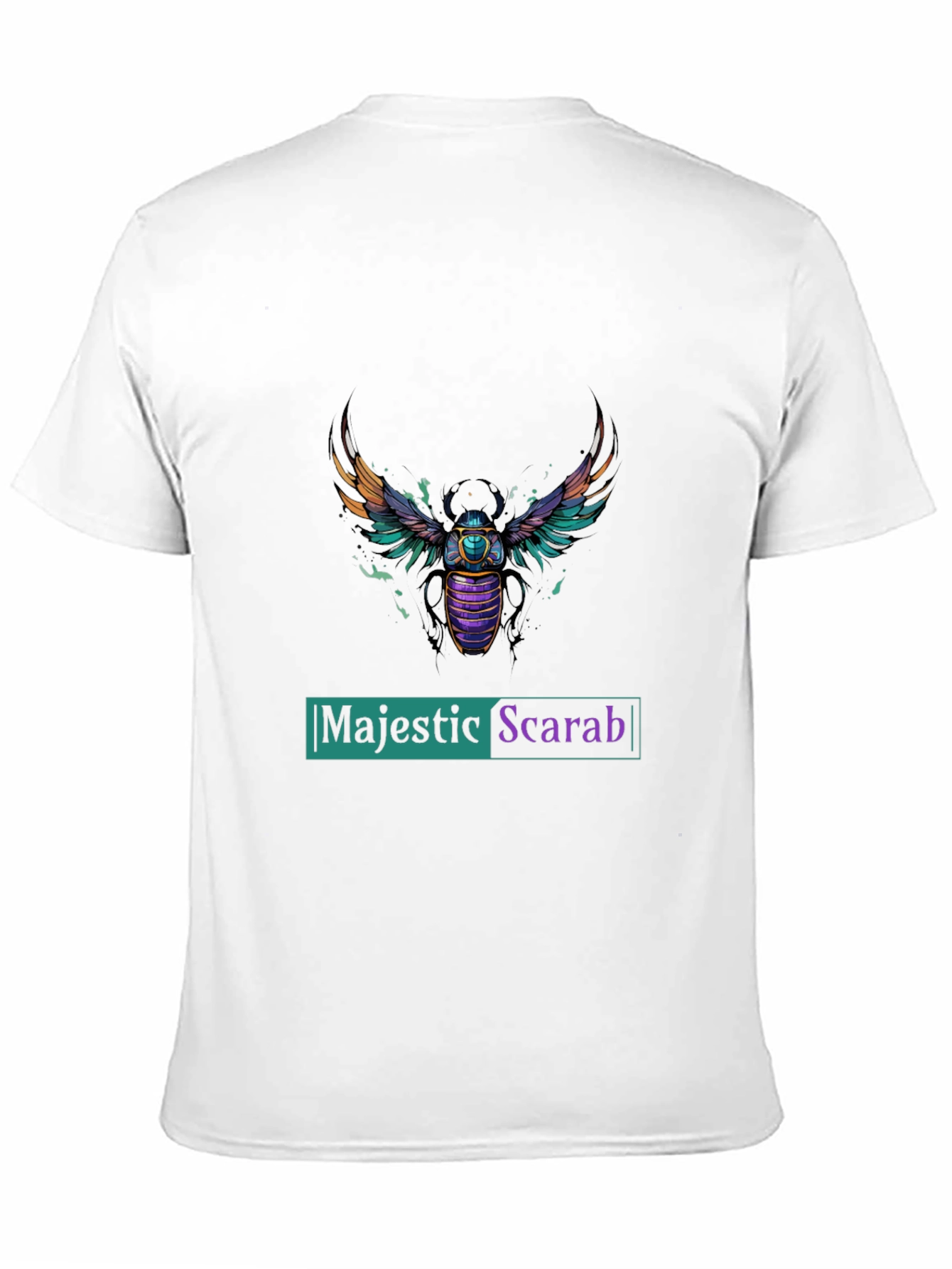Majestic Scarab Graphic T-Shirt