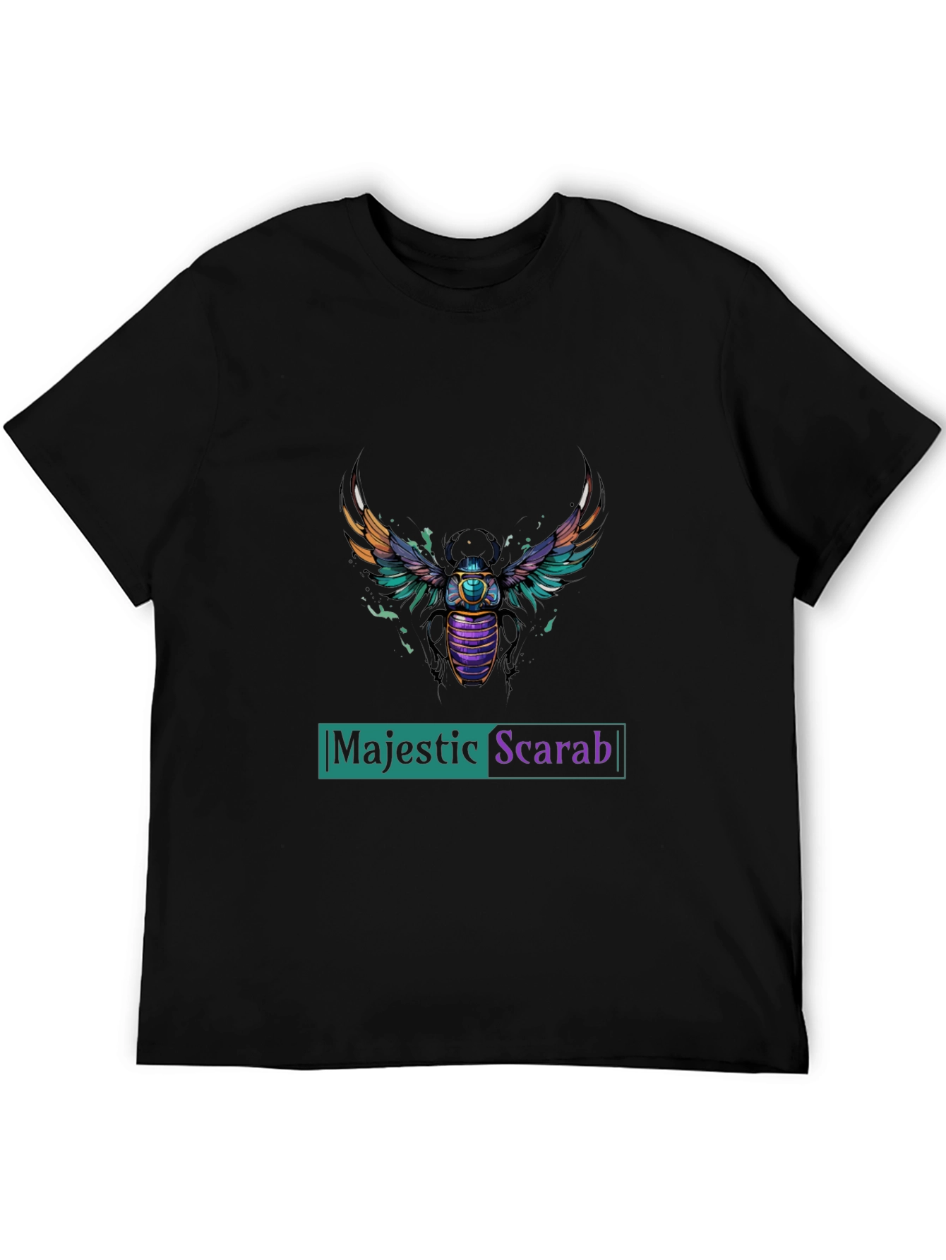 Majestic Scarab Graphic T-Shirt
