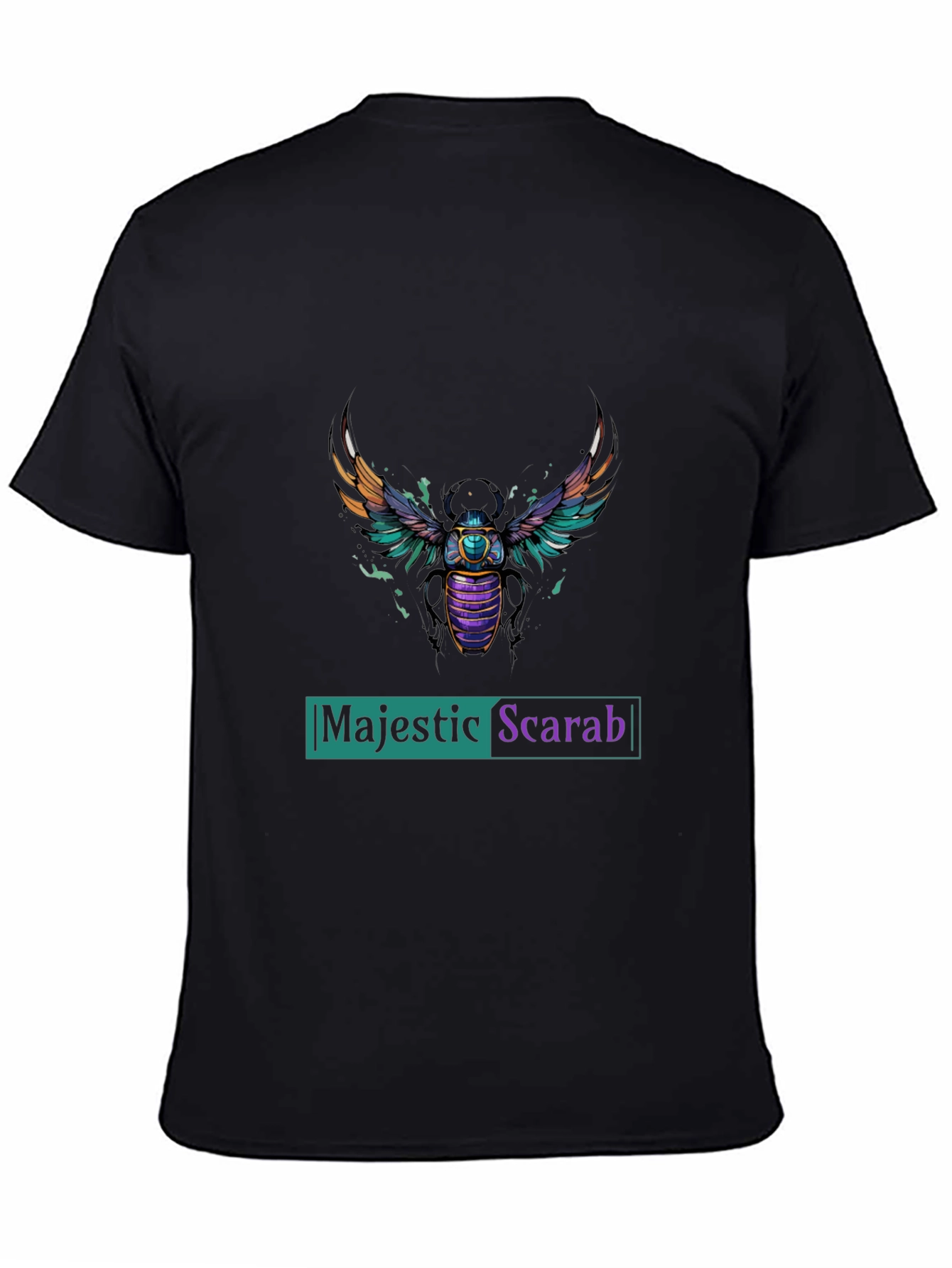 Majestic Scarab Graphic T-Shirt