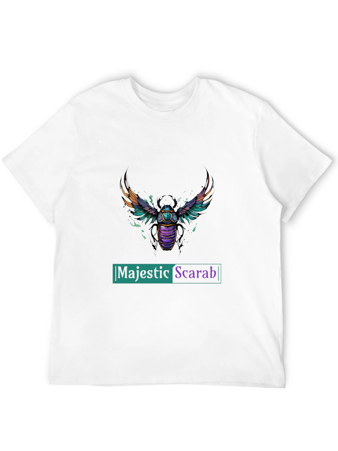 Majestic Scarab Graphic T-Shirt