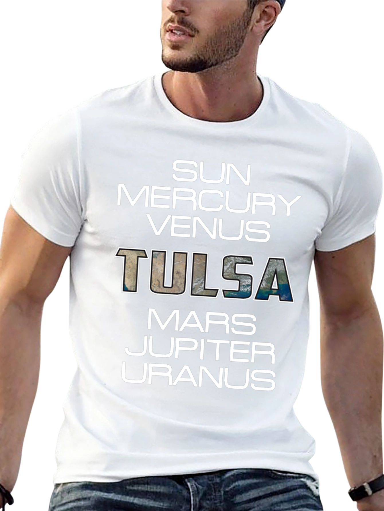 Tulsa Planets Graphic T-Shirt