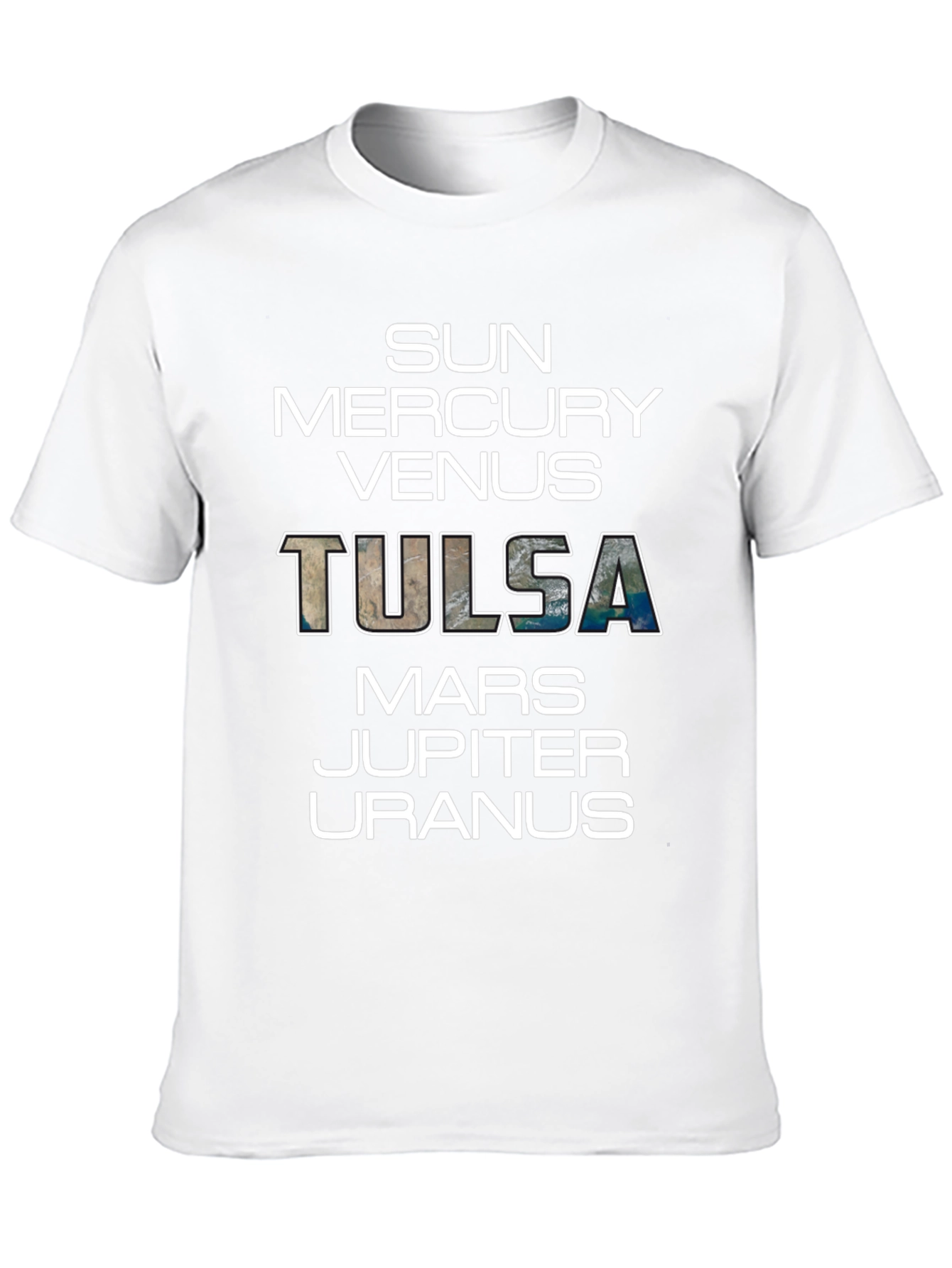 Tulsa Planets Graphic T-Shirt