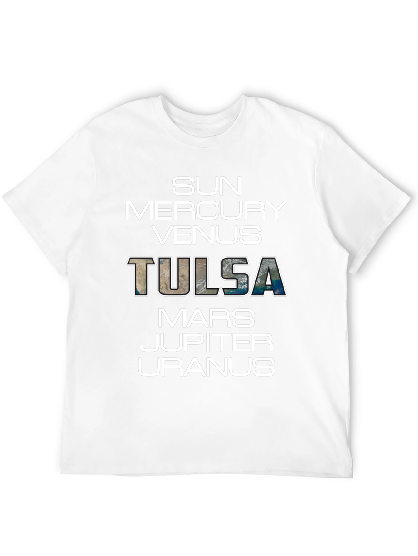 Tulsa Planets Graphic T-Shirt