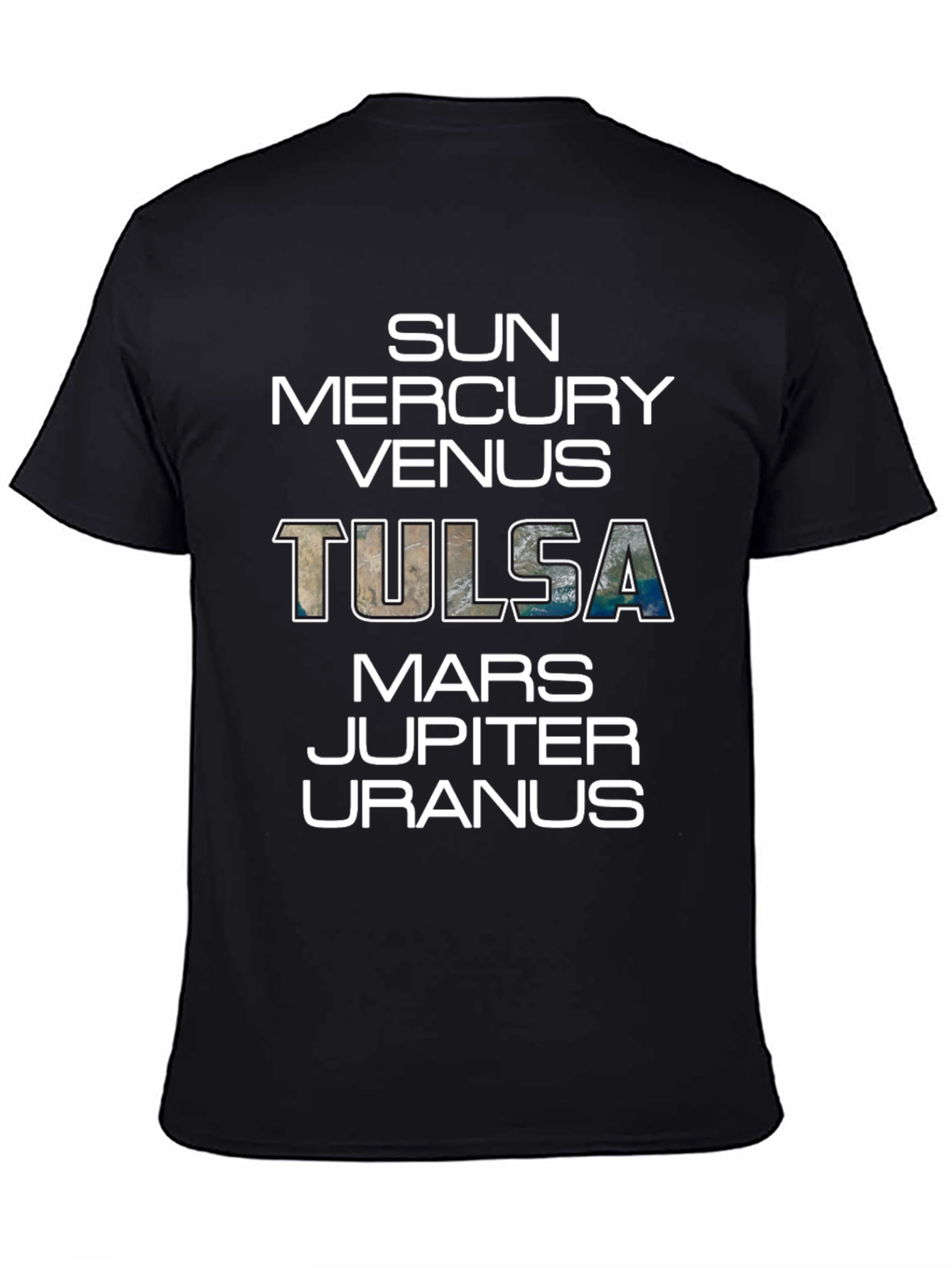 Tulsa Planets Graphic T-Shirt