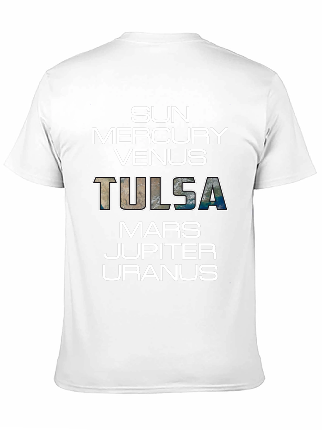 Tulsa Planets Graphic T-Shirt