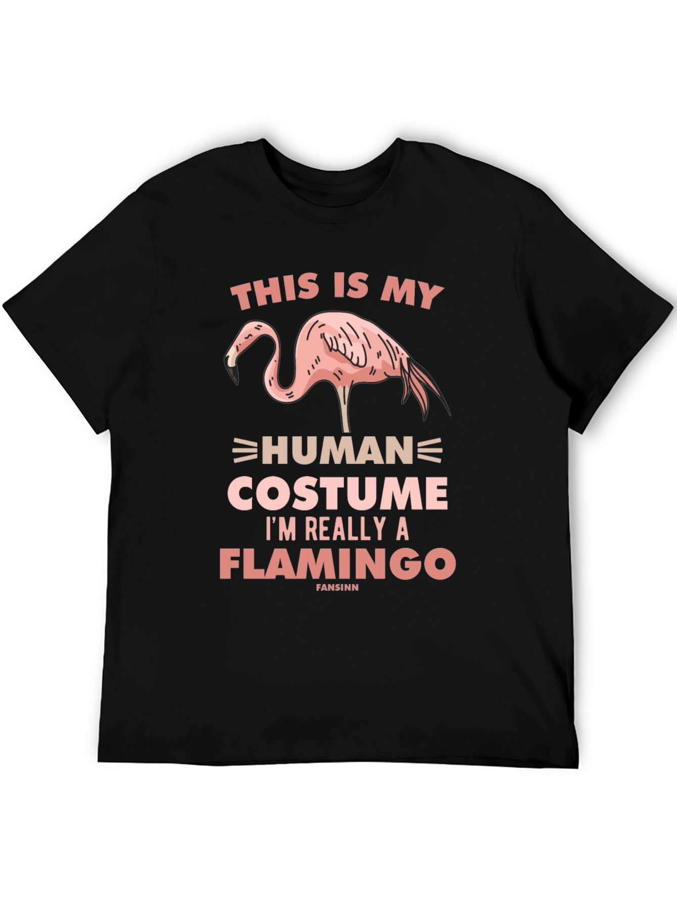 Funny Flamingo Human Costume T-Shirt