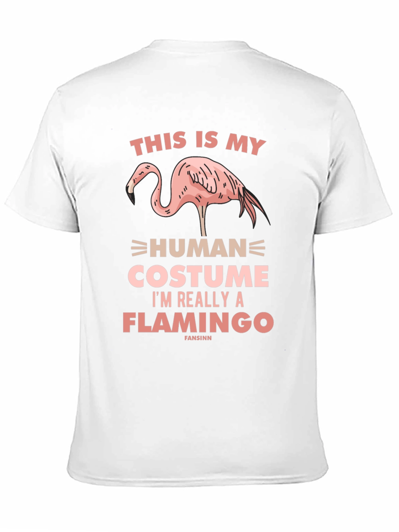 Funny Flamingo Human Costume T-Shirt