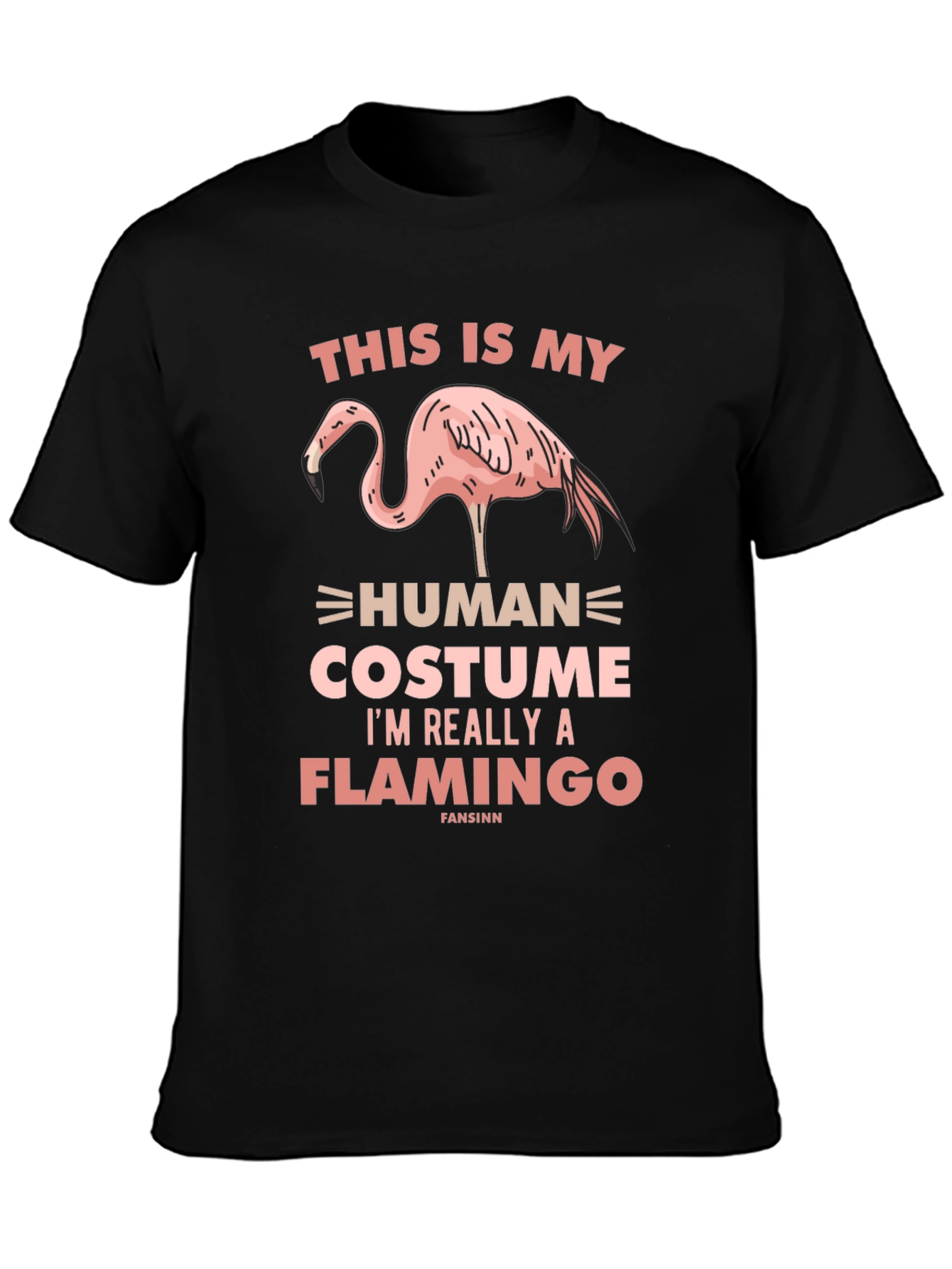 Funny Flamingo Human Costume T-Shirt