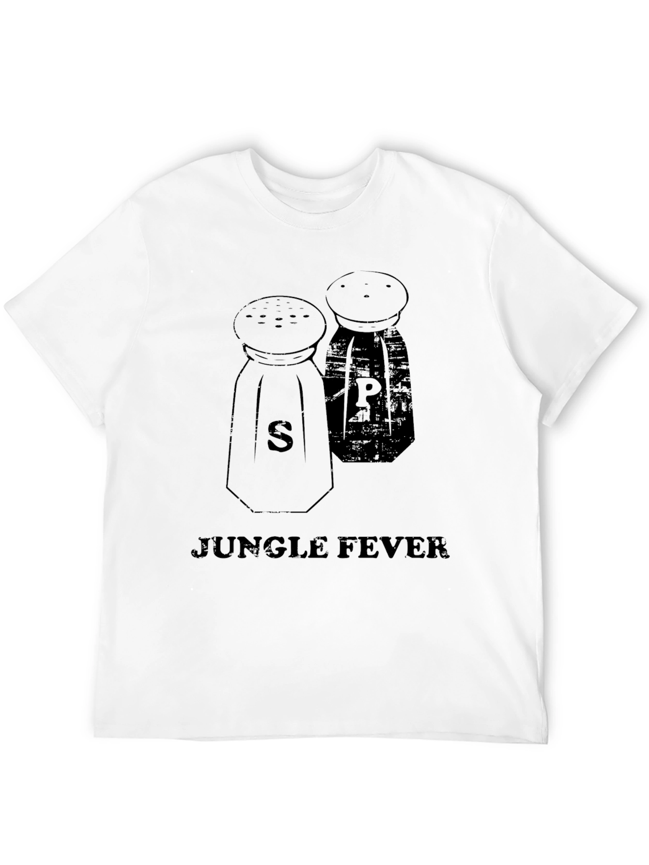 Salt & Pepper Shaker Jungle Fever Black T-Shirt