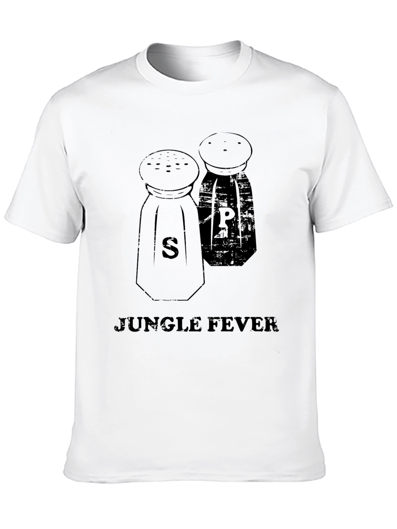 Salt & Pepper Shaker Jungle Fever Black T-Shirt