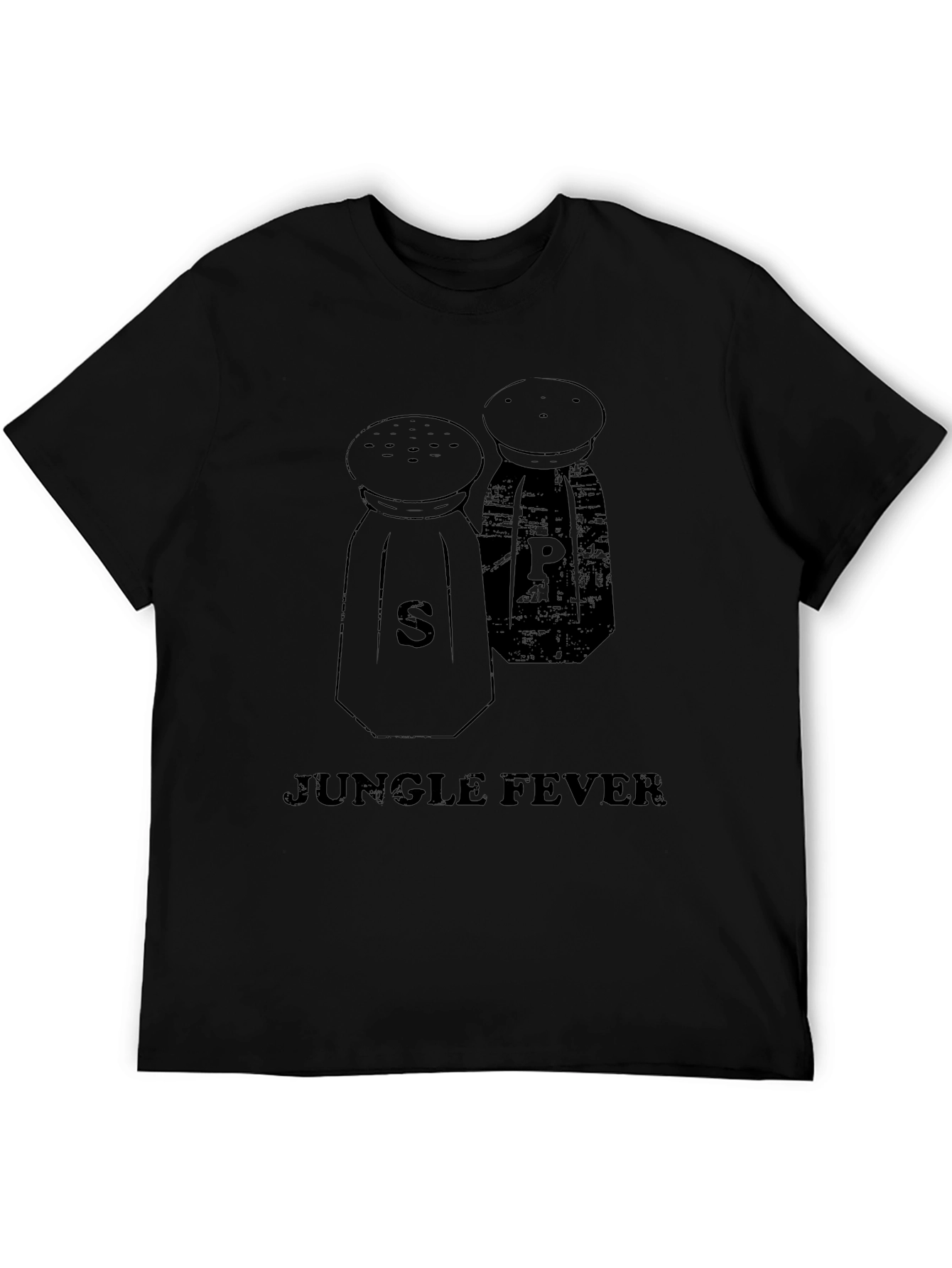 Salt & Pepper Shaker Jungle Fever Black T-Shirt