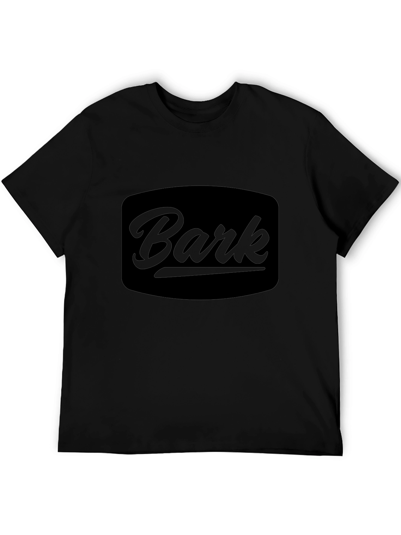 Bark Graphic Tee - Premium Soft Black T-Shirt