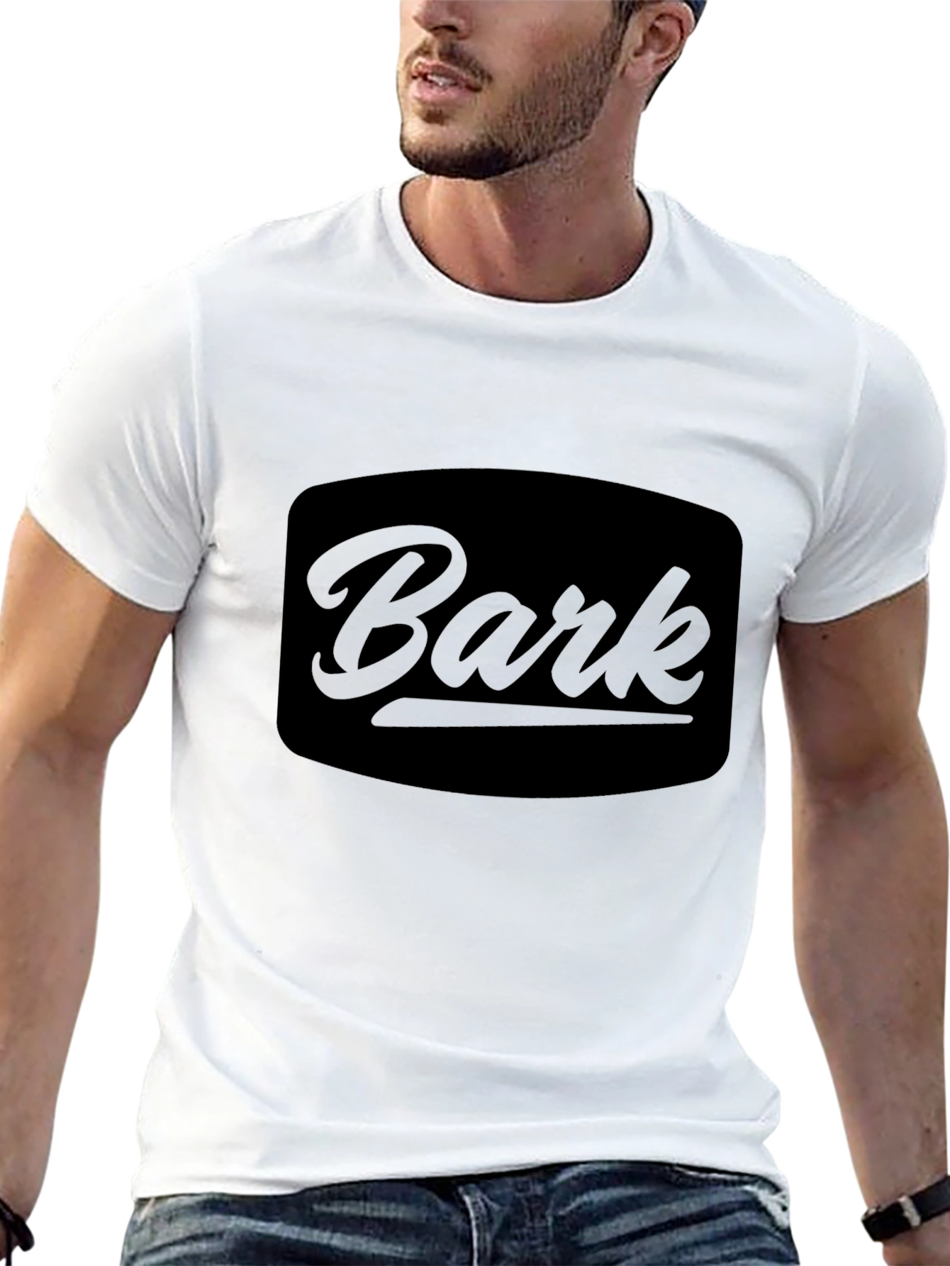 Bark Graphic Tee - Premium Soft Black T-Shirt