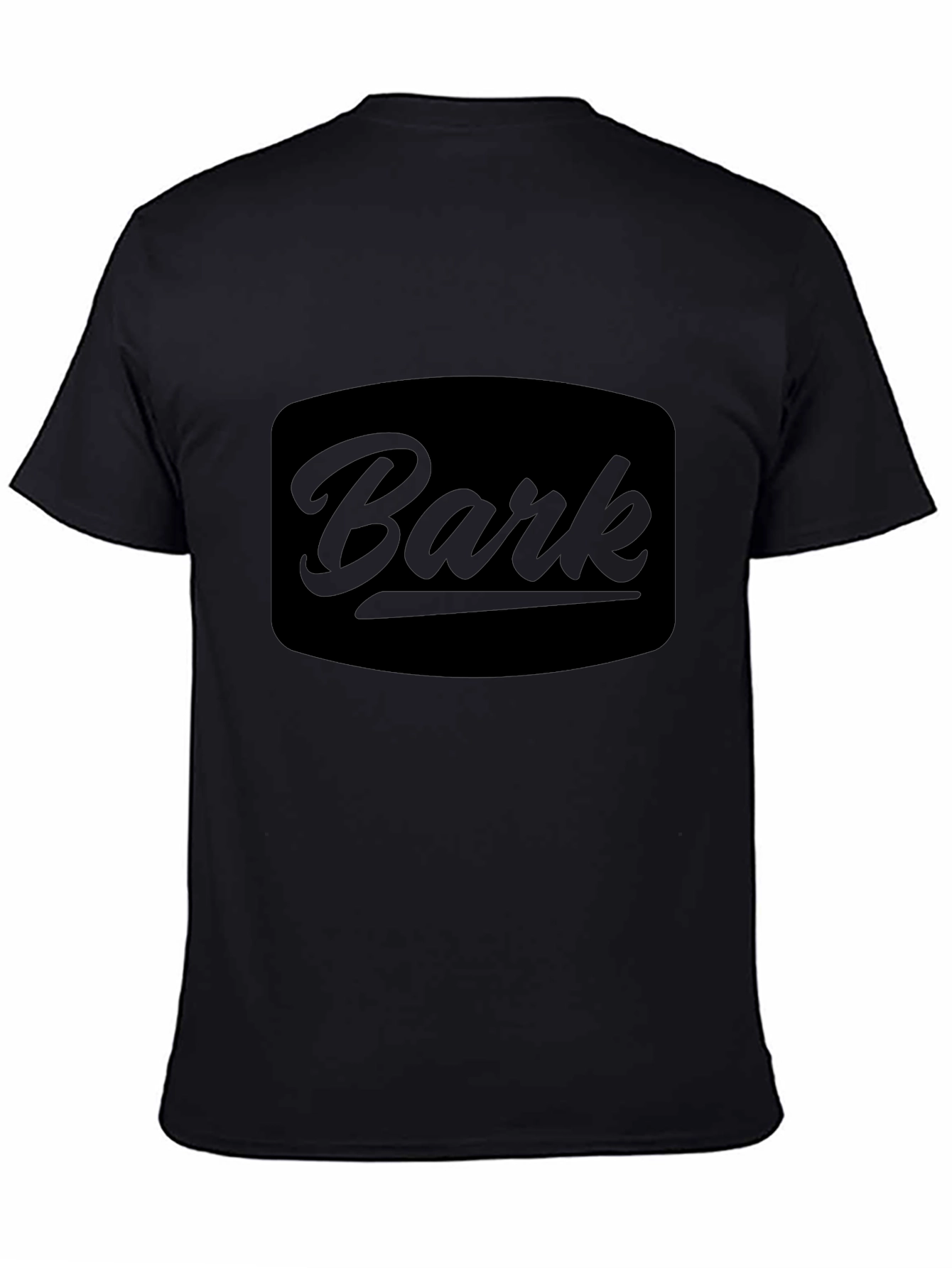 Bark Graphic Tee - Premium Soft Black T-Shirt