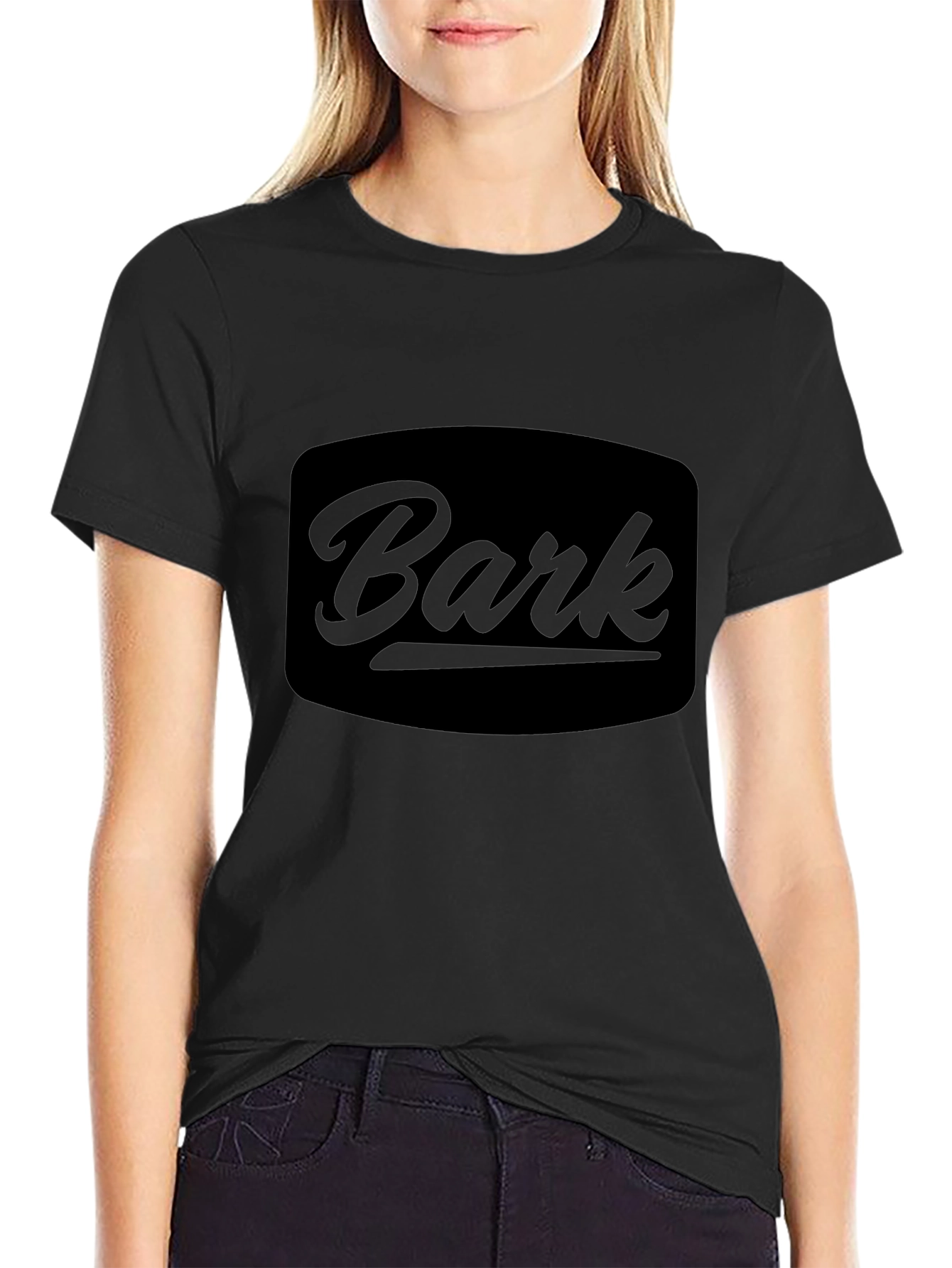 Bark Graphic Tee - Premium Soft Black T-Shirt
