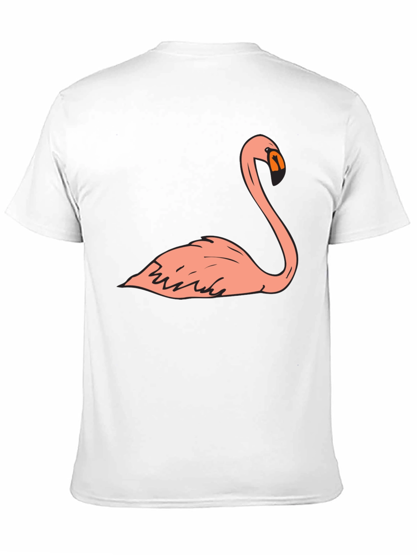Flamingo Graphic T-Shirt - Mens Black Tee