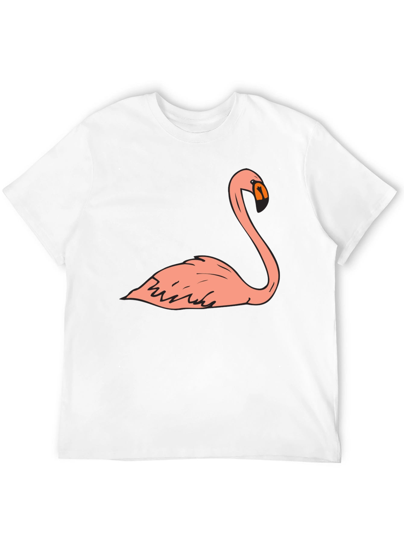 Flamingo Graphic T-Shirt - Mens Black Tee