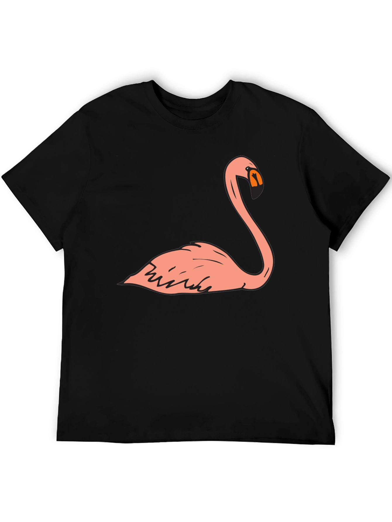Flamingo Graphic T-Shirt - Mens Black Tee