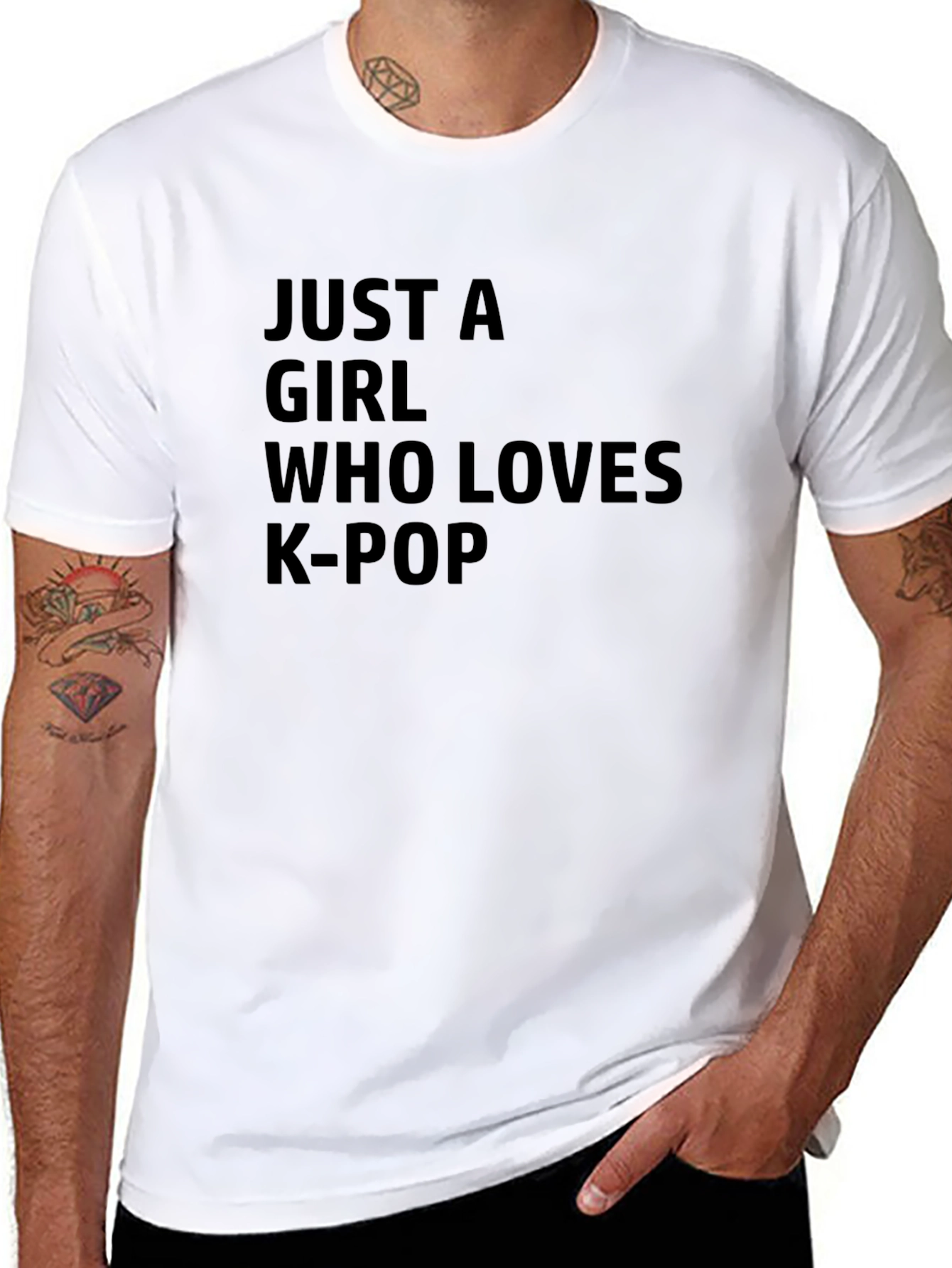 Just A Girl Who Loves K-Pop T-Shirt