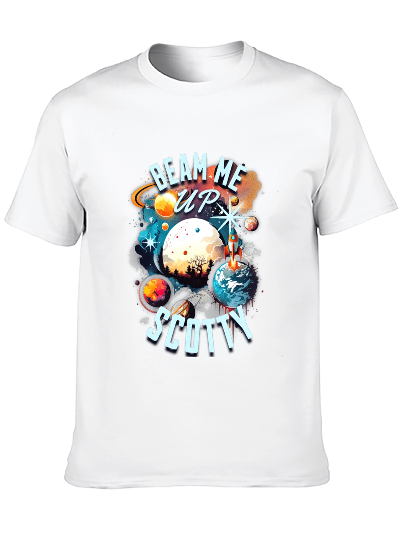 Beam Me Up Scotty Graphic T-Shirt