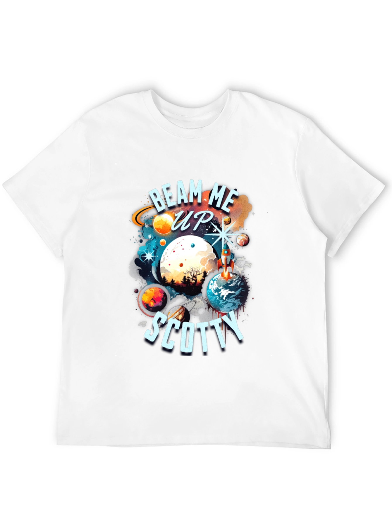 Beam Me Up Scotty Graphic T-Shirt