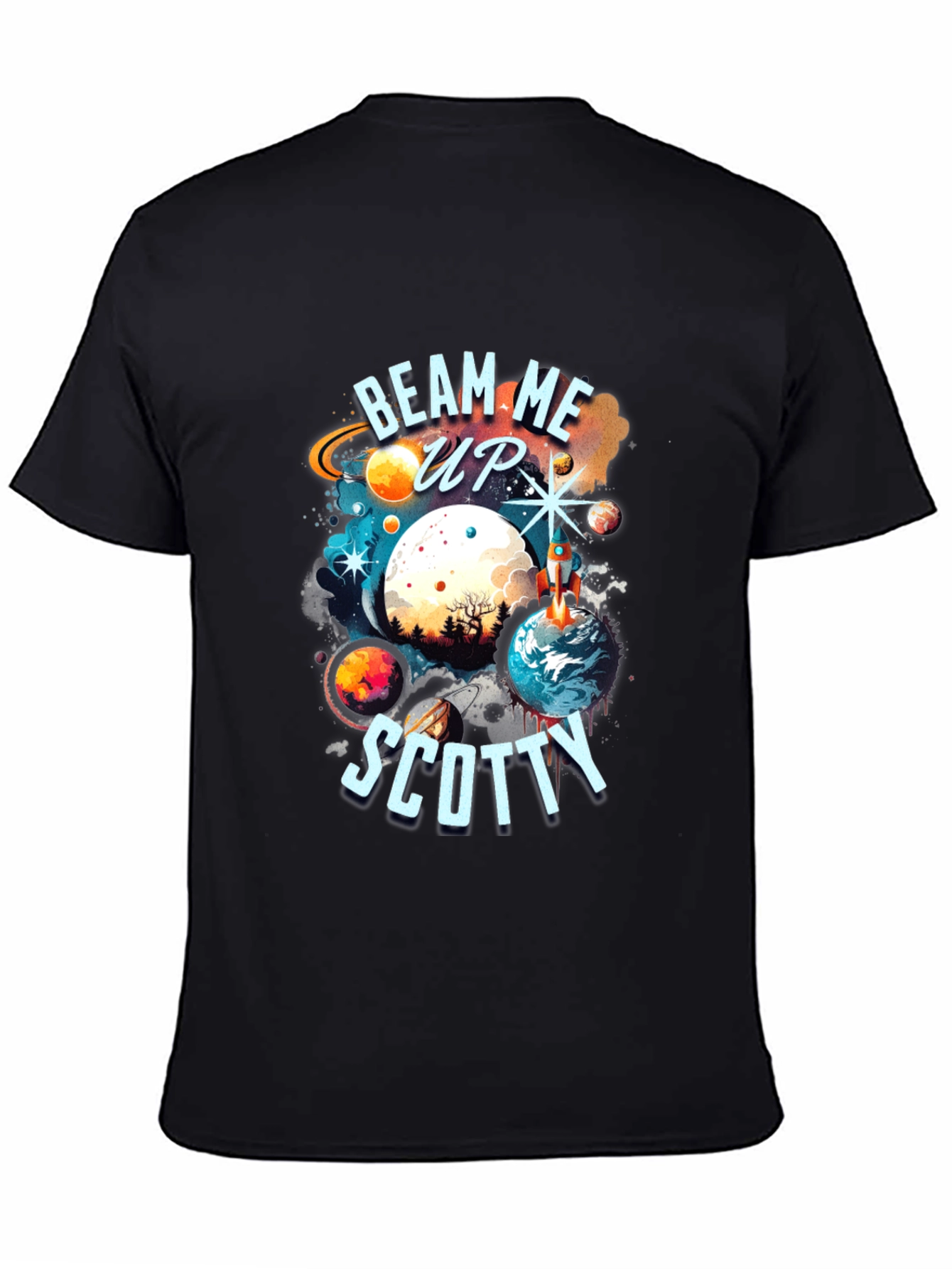 Beam Me Up Scotty Graphic T-Shirt