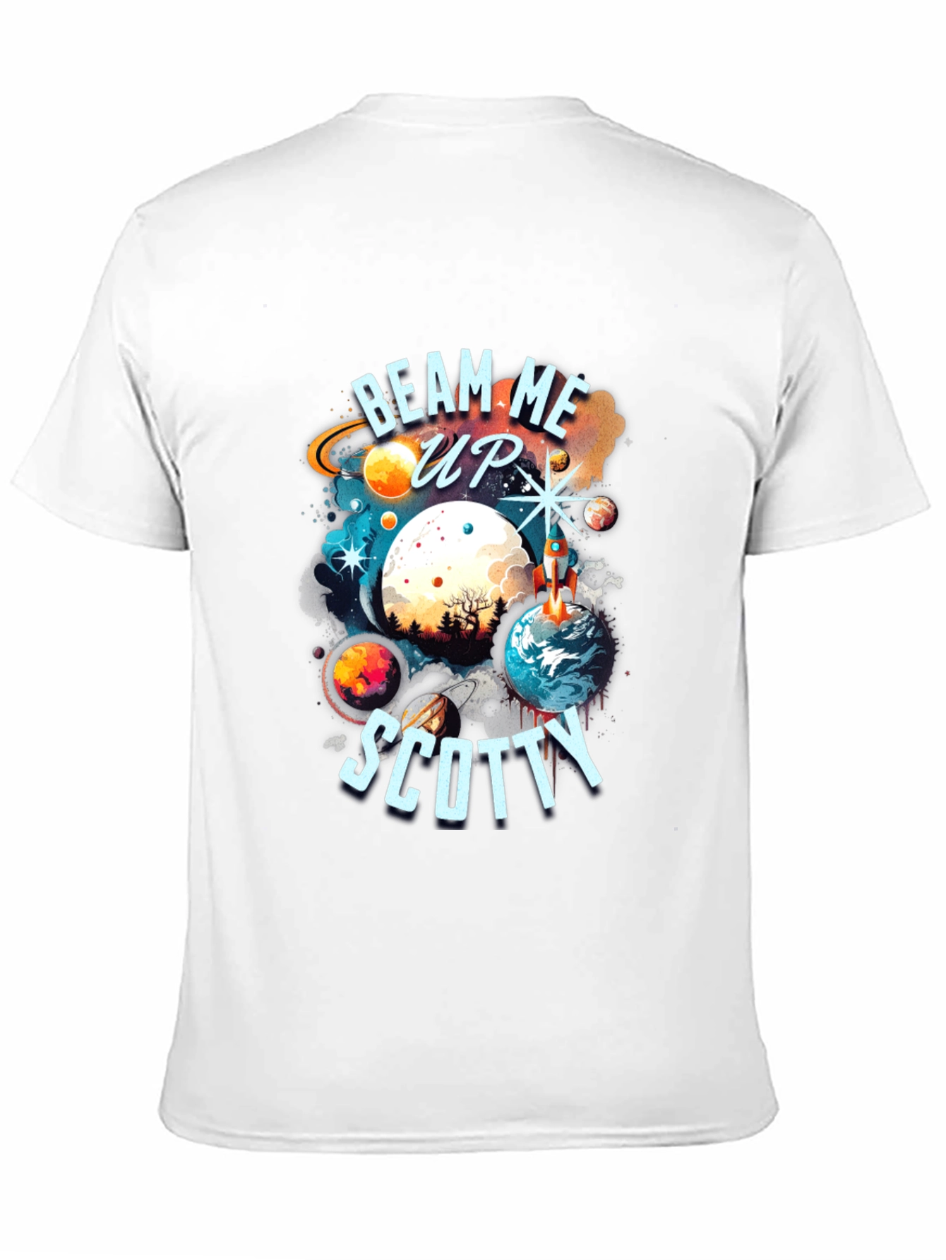 Beam Me Up Scotty Graphic T-Shirt