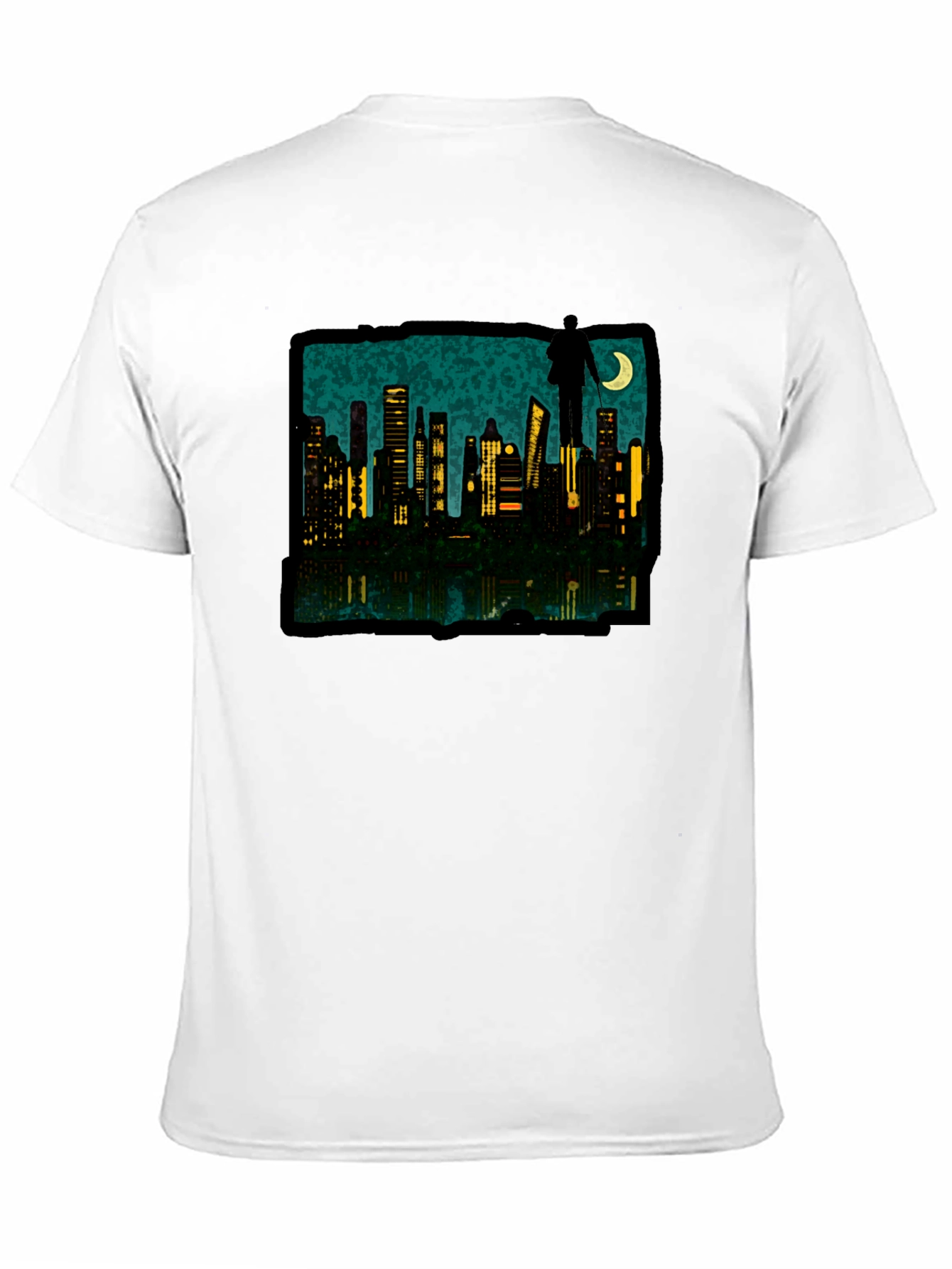 Cityscape Silhouette Graphic Tee