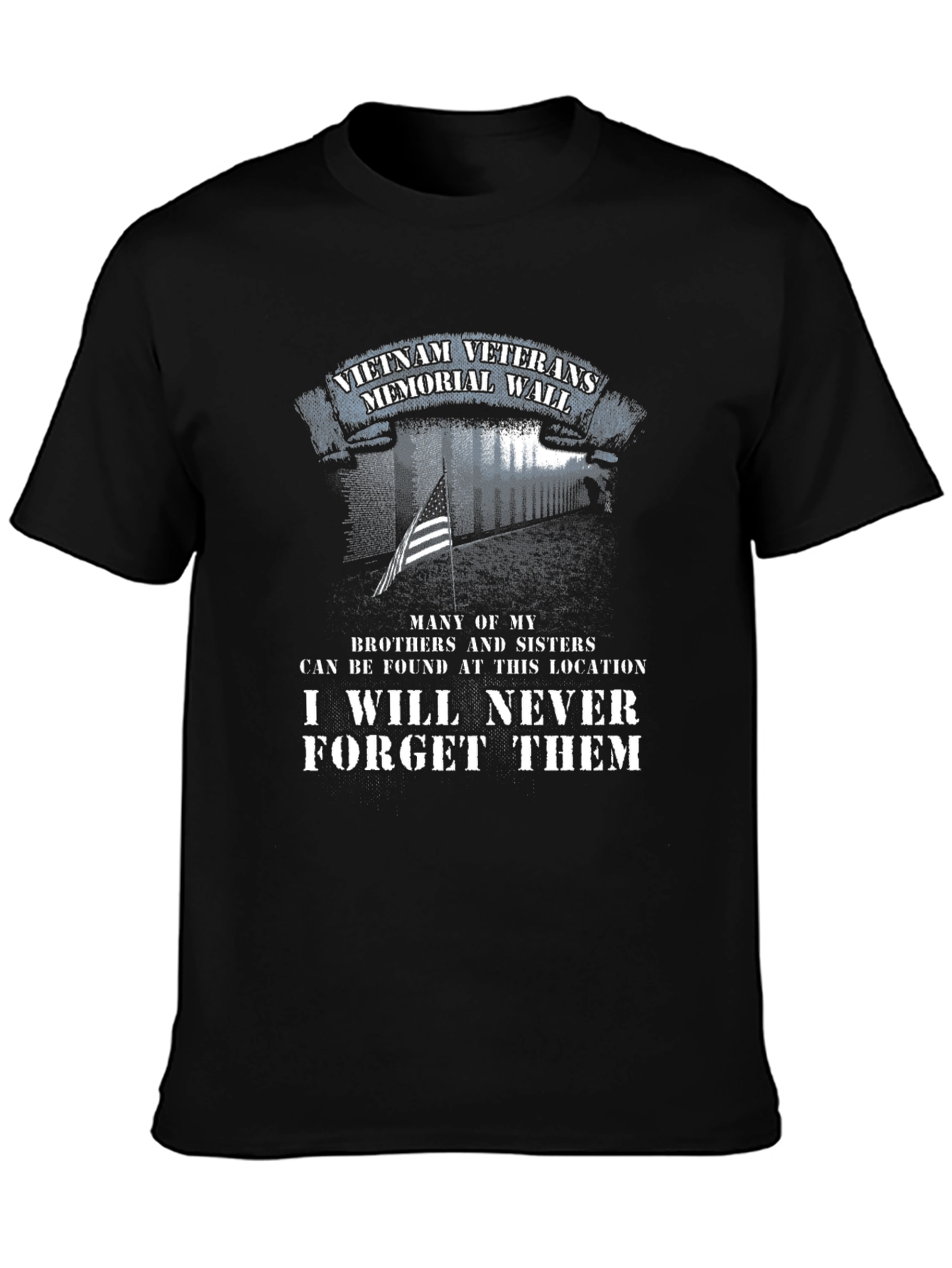 Vietnam Veterans Memorial Wall T-Shirt
