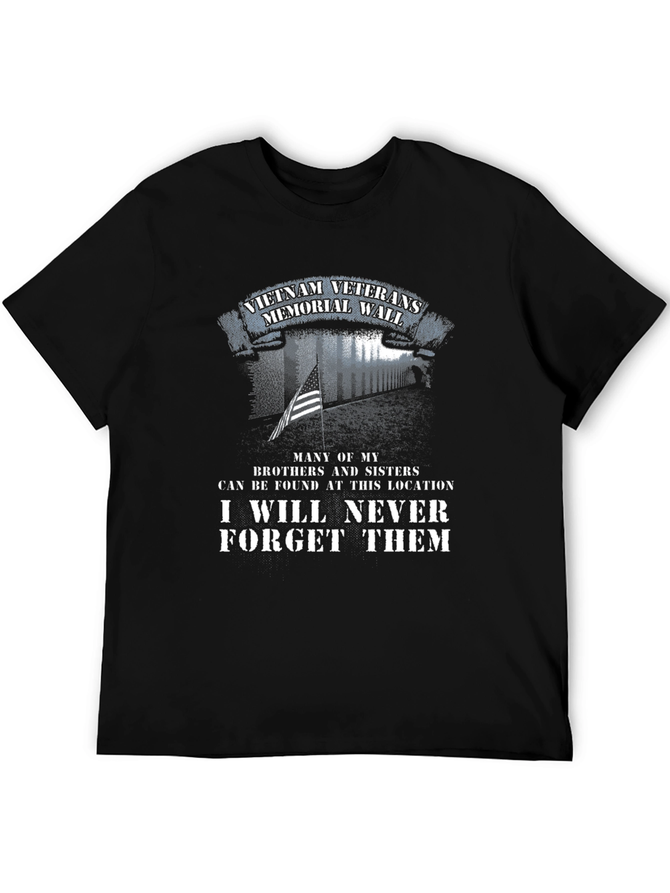 Vietnam Veterans Memorial Wall T-Shirt